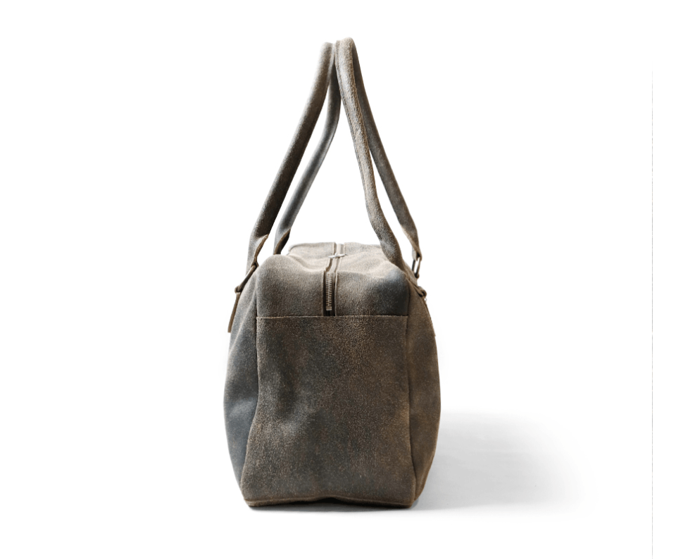 Kapital Cracked leather Fargo BAG (large) Size ONE SIZE - 2 Thumbnail