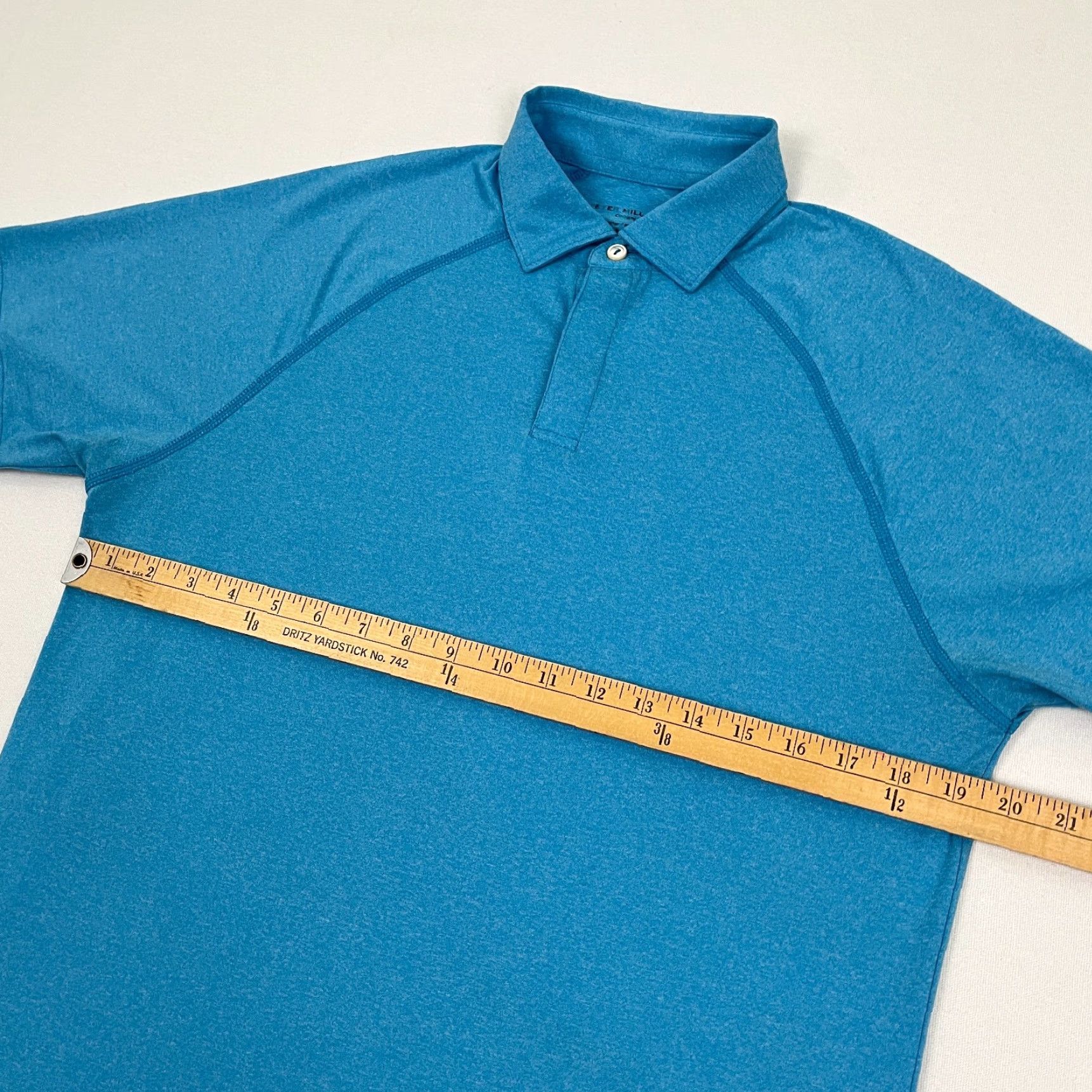 Peter Millar Peter Millar Amsterdam Technical Polo Shirt Mens S Blue Performance Active Golf Size US S / EU 44-46 / 1 - 5 Thumbnail