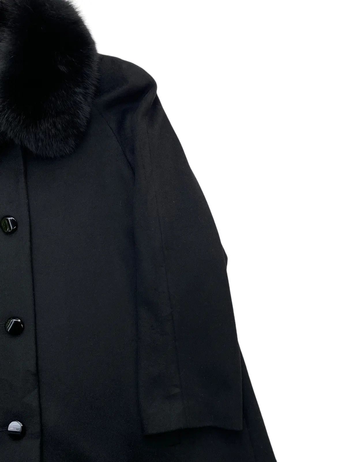 Balmain Pierre Balmain Fur Wool Long Jacket Size US L / EU 52-54 / 3 - 6 Thumbnail
