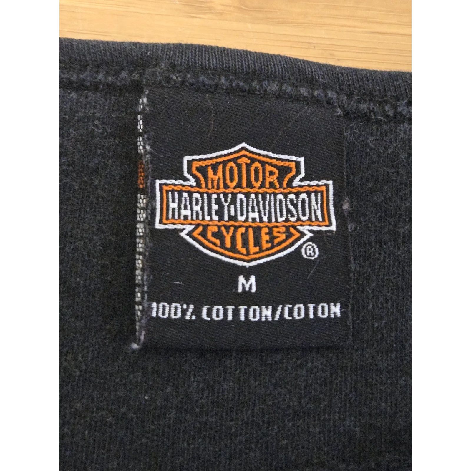 Harley Davidson Harley-Davidson Shirt Womens Medium Black Sleeveless Rose Studded Biker 2009 MT Size M / US 6-8 / IT 42-44 - 3 Thumbnail