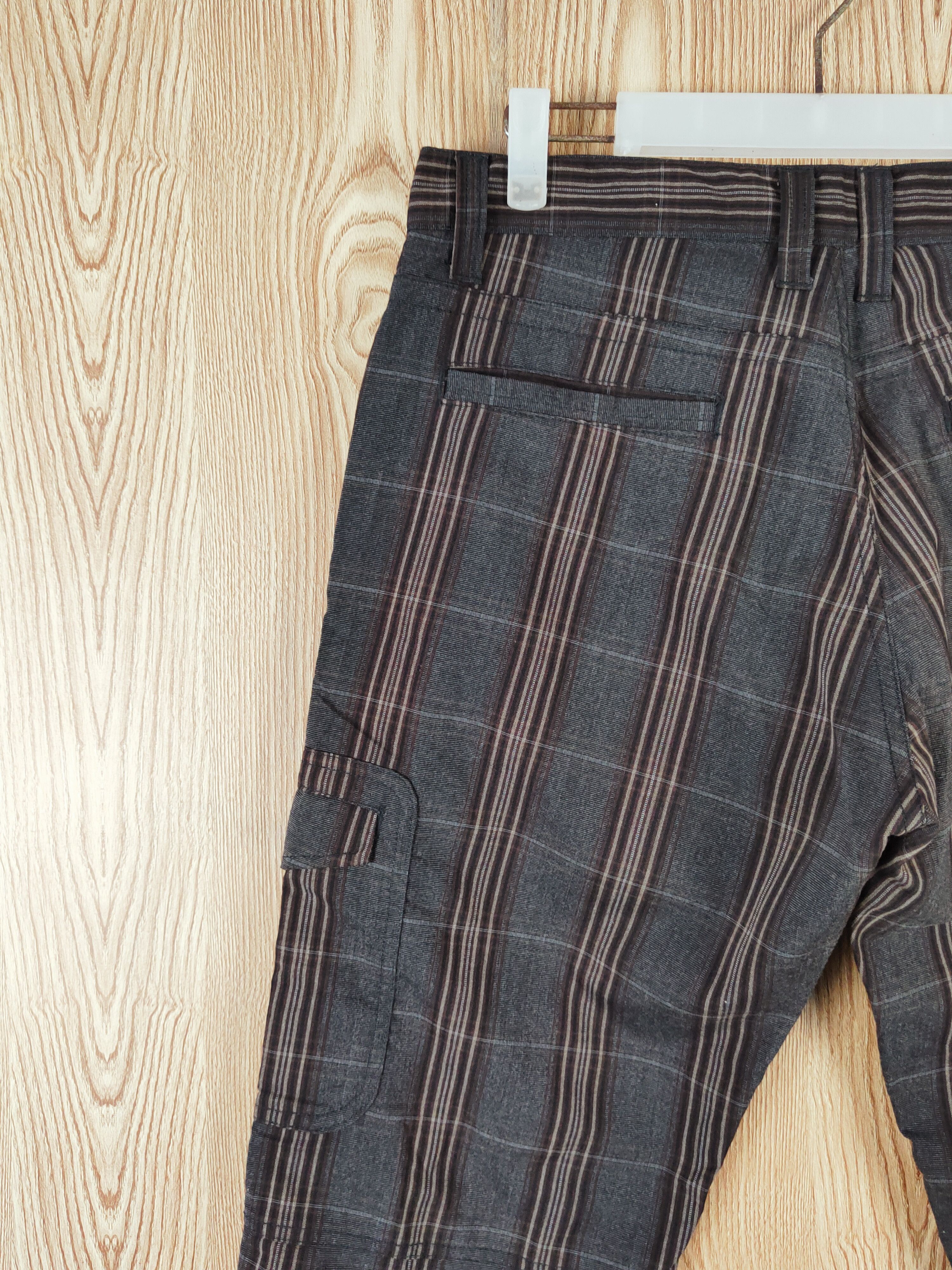 Japanese Brand Mossimo Black Brown Multipocket Short Pants #W333 Size 32" / US 10 / IT 46 - 8 Thumbnail