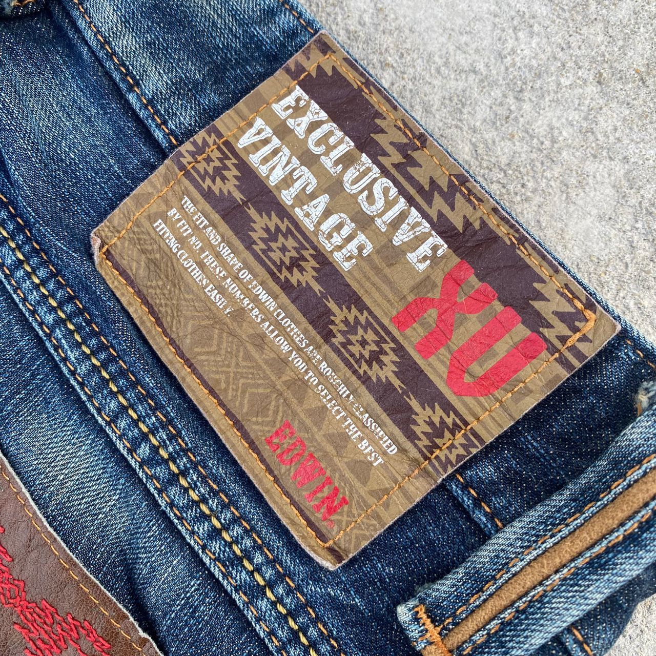 If Six Was Nine Vintage Edwin Exclusive Vintage Distressed Denim Size US 32 / EU 48 - 15 Thumbnail