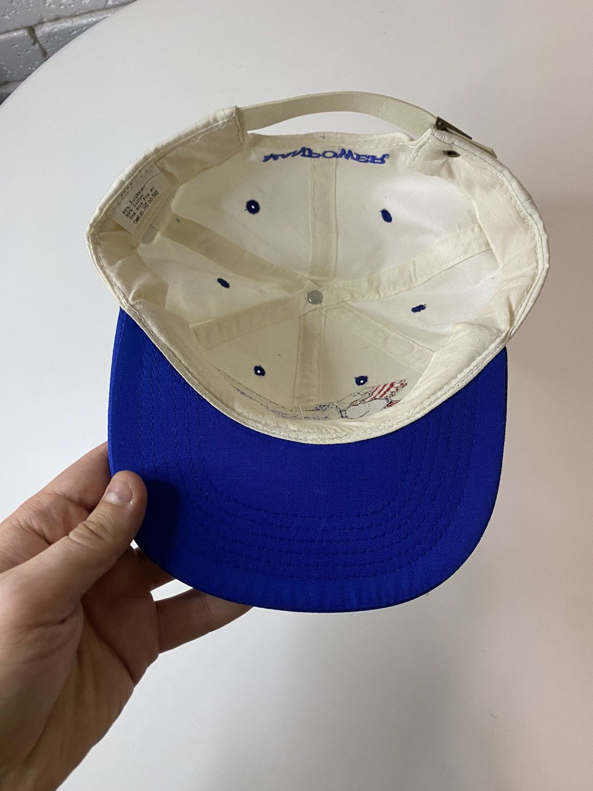 Vintage France 90 World Cup cap hat Size ONE SIZE - 5 Thumbnail