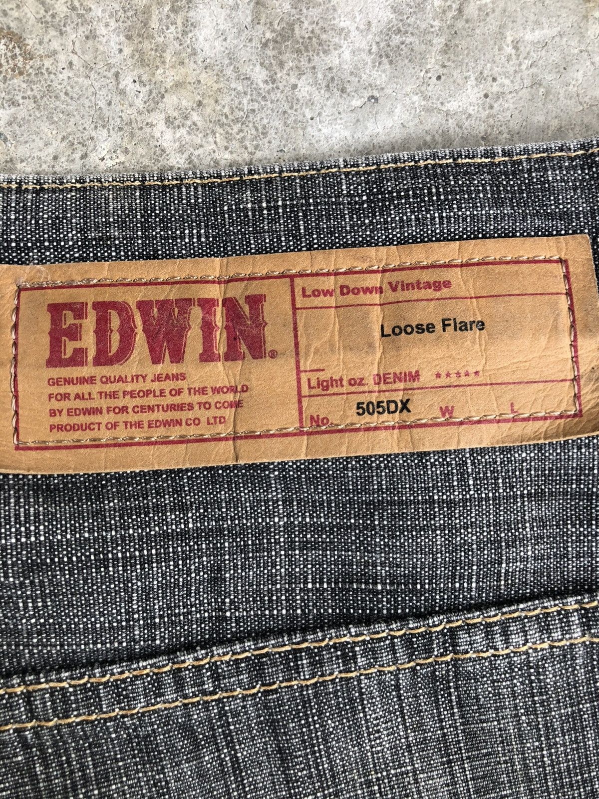 If Six Was Nine Edwin Flare Jeans Distressed Jeans Loose Size US 31 - 18 Thumbnail