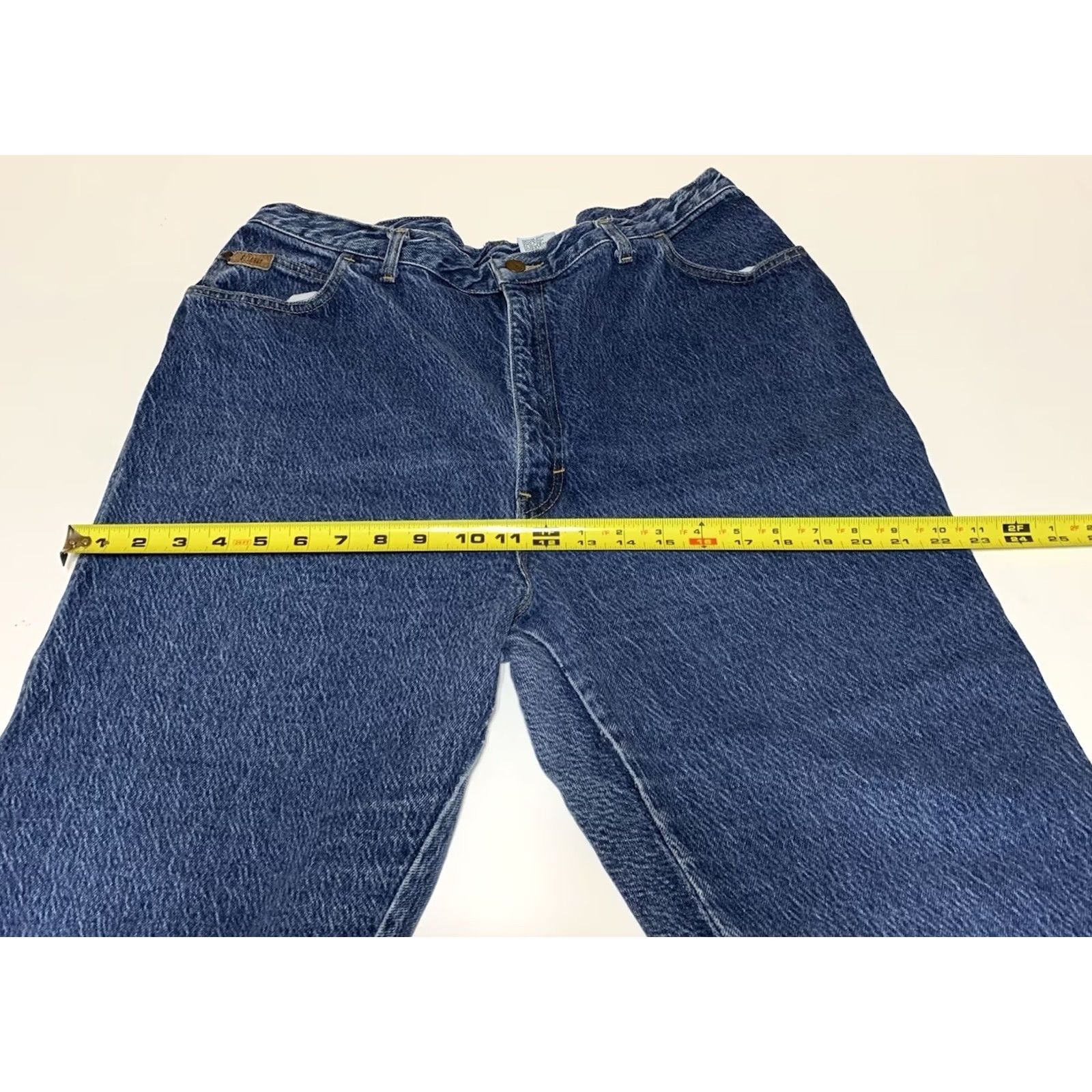 Vintage Gitano Womens High Waist Tapered Mom Jeans 22W 36x27 Medium Wash Denim Blue 27in Inseam Jeans Womens Mens? Size 25" / US 0 / IT 36 - 6 Thumbnail