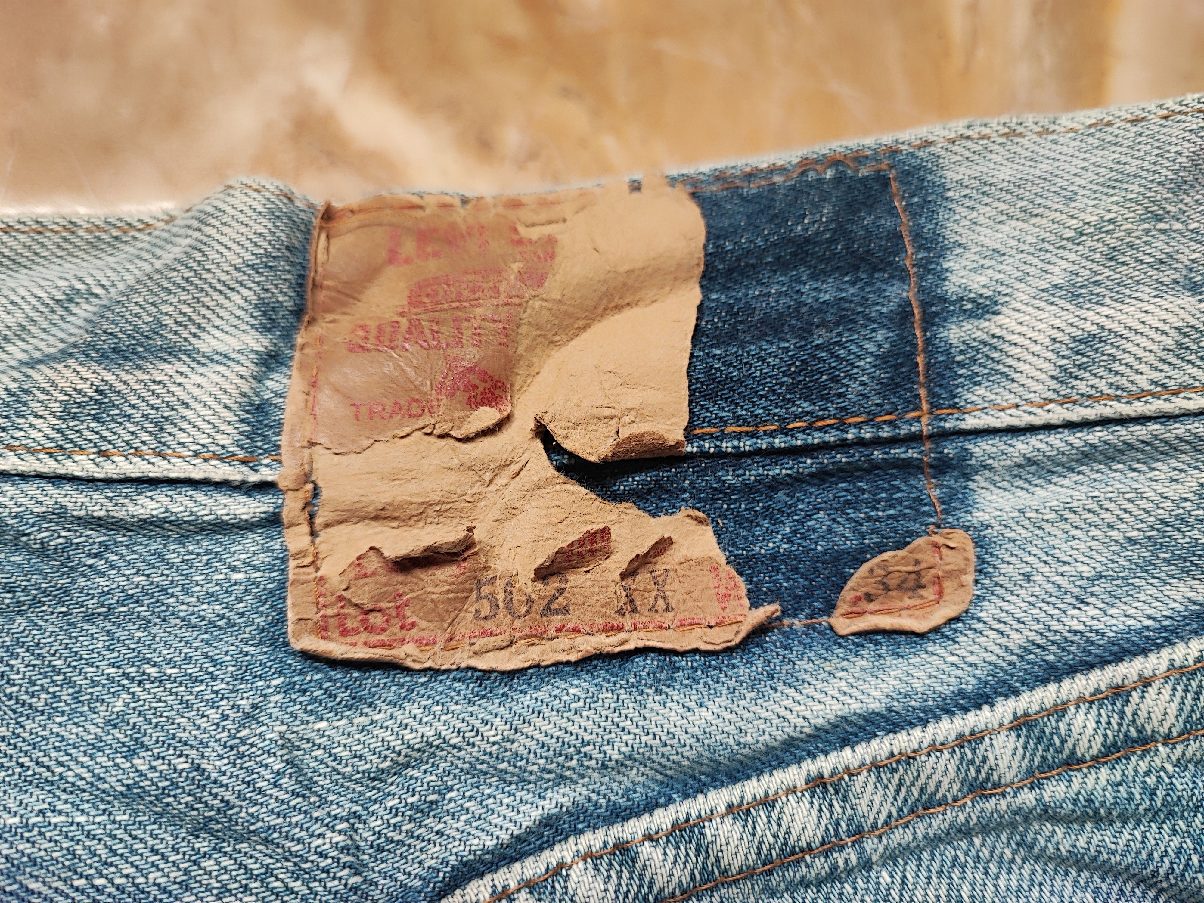 Levi's Vintage Clothing Levi's 502 Big E Redline Selvedge 1992 Jeans Size US 30 / EU 46 - 14 Thumbnail