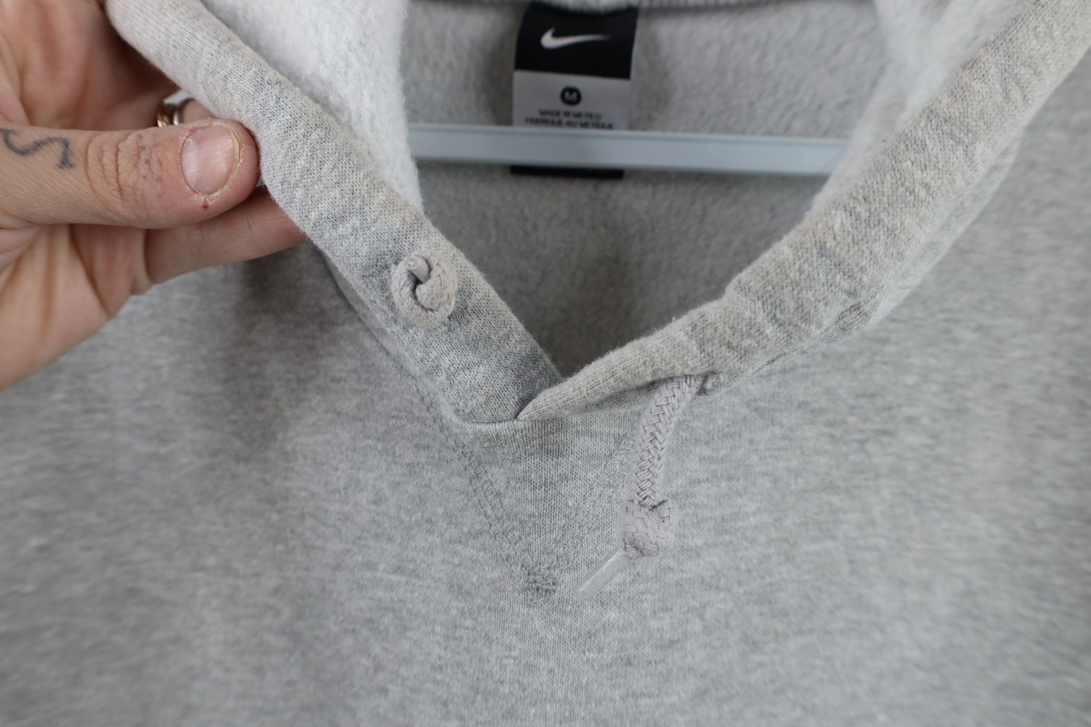 Nike Vintage Y2K Nike Scott Center Swoosh Hoodie Sweatshirt Gray Size US M / EU 48-50 / 2 - 9 Thumbnail