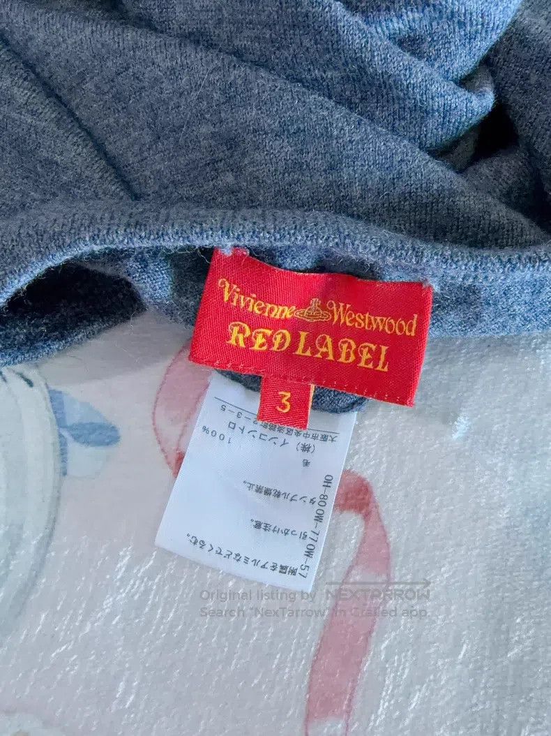 Vivienne Westwood Vivienne Westwood Gray Knit Wool Cardigan Size L / US 10 / IT 46 - 5 Thumbnail