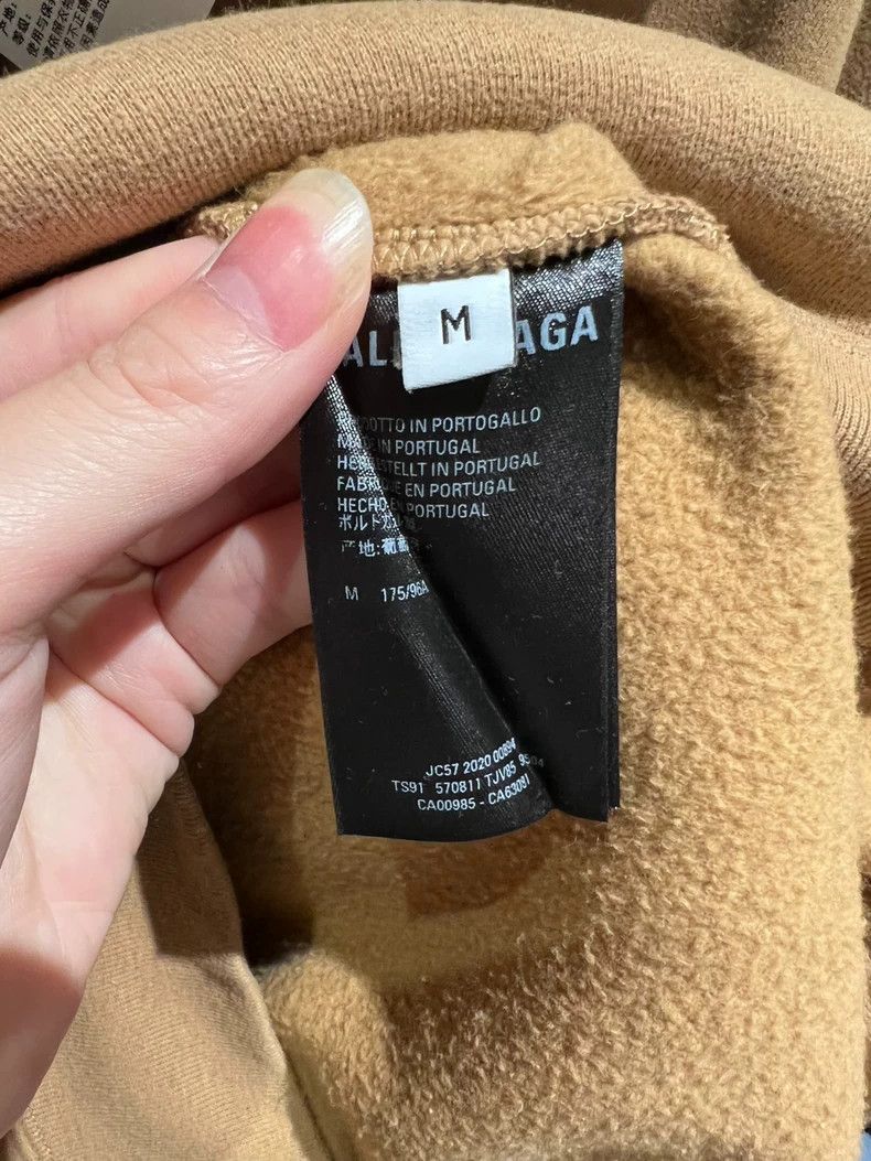 Balenciaga Balenciaga Khaki Embroidered Letter Hoodie Size M New with Size US M / EU 48-50 / 2 - 4 Thumbnail