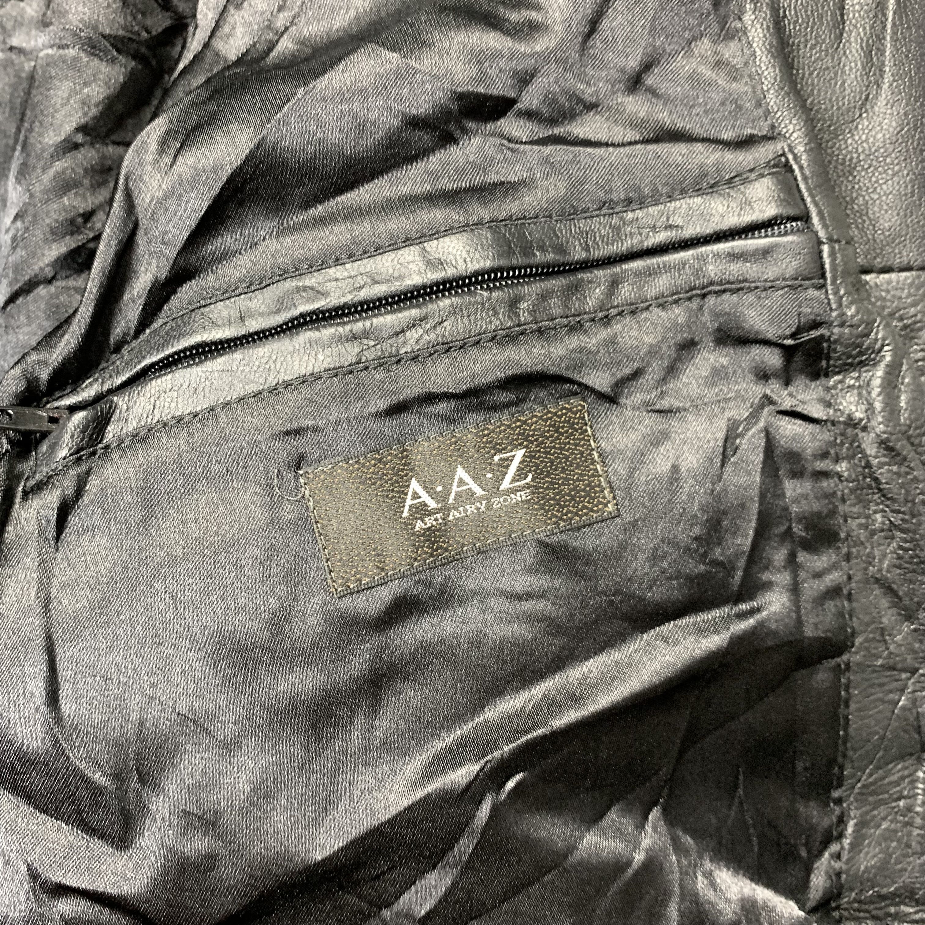 Genuine Leather A.A.Z Art Airy Zone Leather Jacket Coat Size US M / EU 48-50 / 2 - 6 Thumbnail