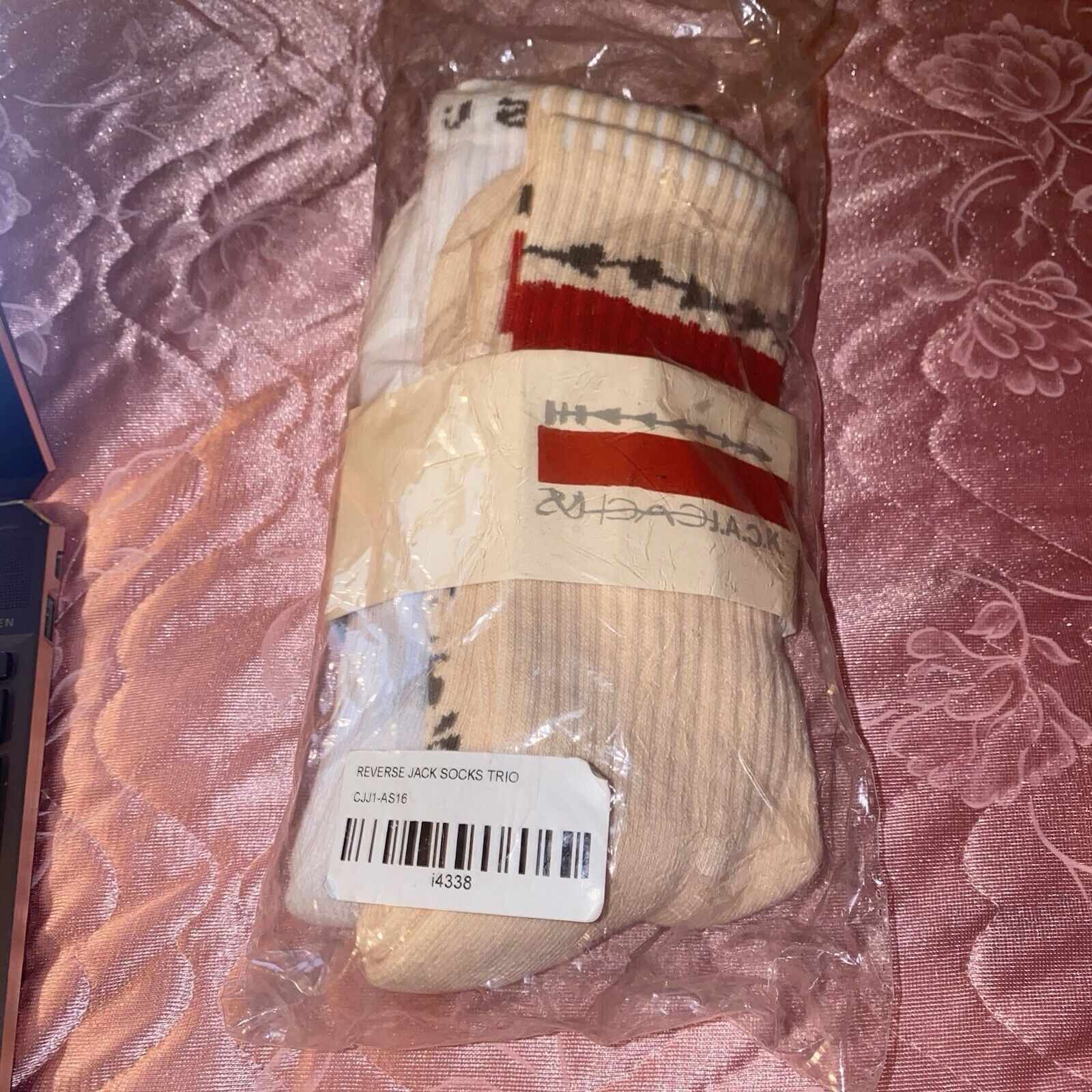 Cactus Plant Flea Market × Travis Scott Travis Scott Cactus Jack Reverse Jack Trio Socks New Size ONE SIZE - 2 Thumbnail