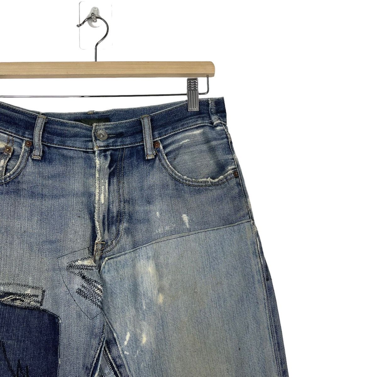Hysteric Glamour Uniqlo Jeans Patchwork Jeans Size US 31 - 7 Thumbnail