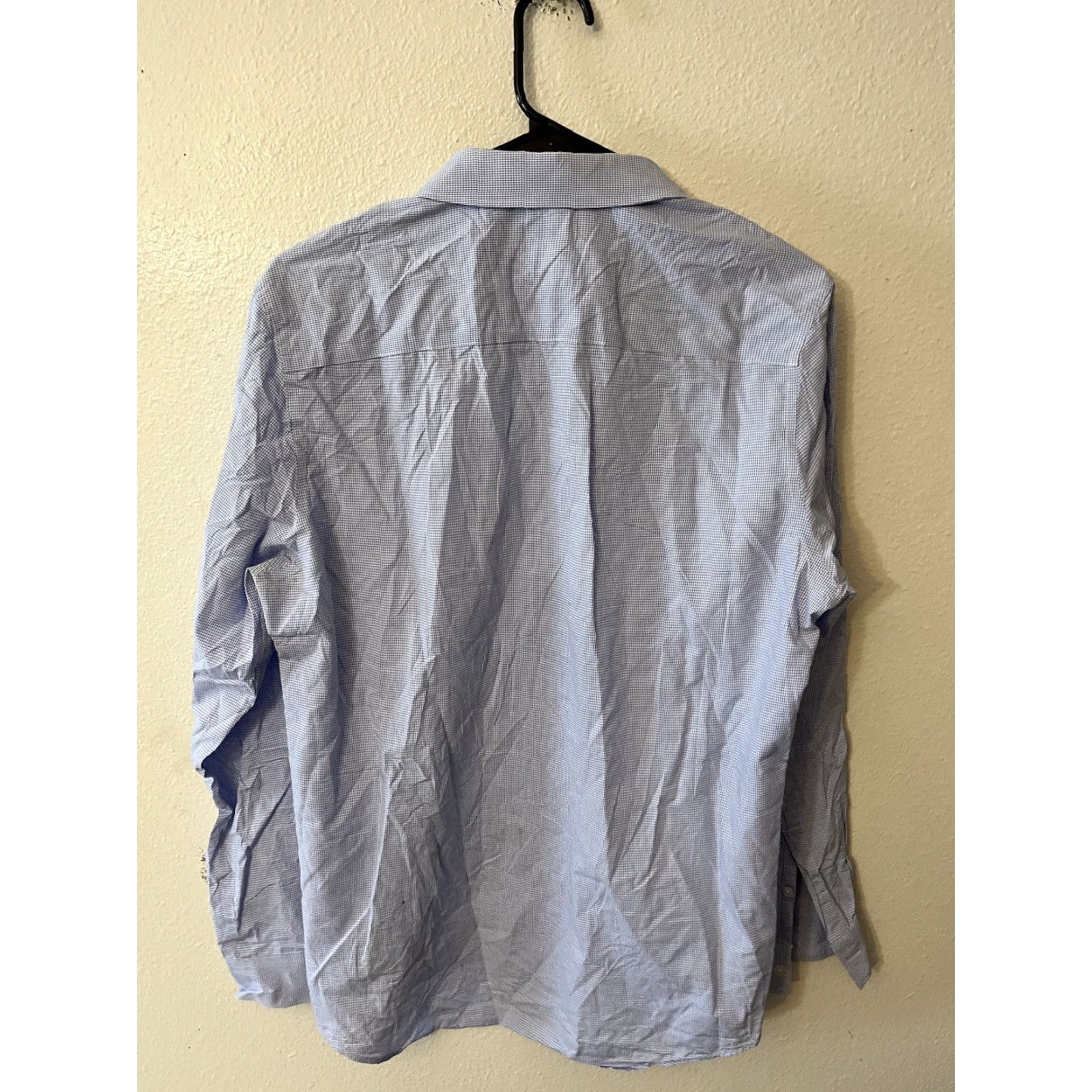 Calvin Klein Calvin Klein Shirt Mens M Blue Plaid Infinite Cool Non Iron Long Sleeve Gingham Size US M / EU 48-50 / 2 - 3 Thumbnail