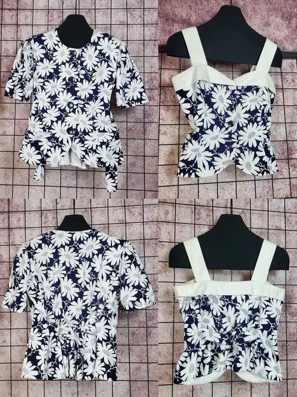 Dior Dior Summer Navy Blue Cotton Cardigan . Size M / US 6-8 / IT 42-44 - 2 Thumbnail