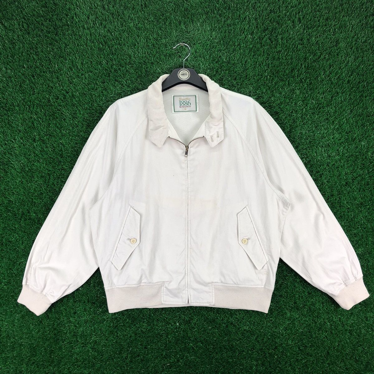 Japanese Brand Vintage 80's Munsingwear Casual Work Zipper Jacket Size US M / EU 48-50 / 2 - 1 Thumbnail