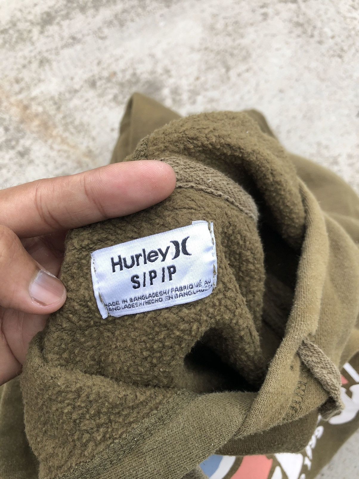 Hurley SUN FADED GREEN HOODIE BY HURLEY Size US S / EU 44-46 / 1 - 8 Thumbnail
