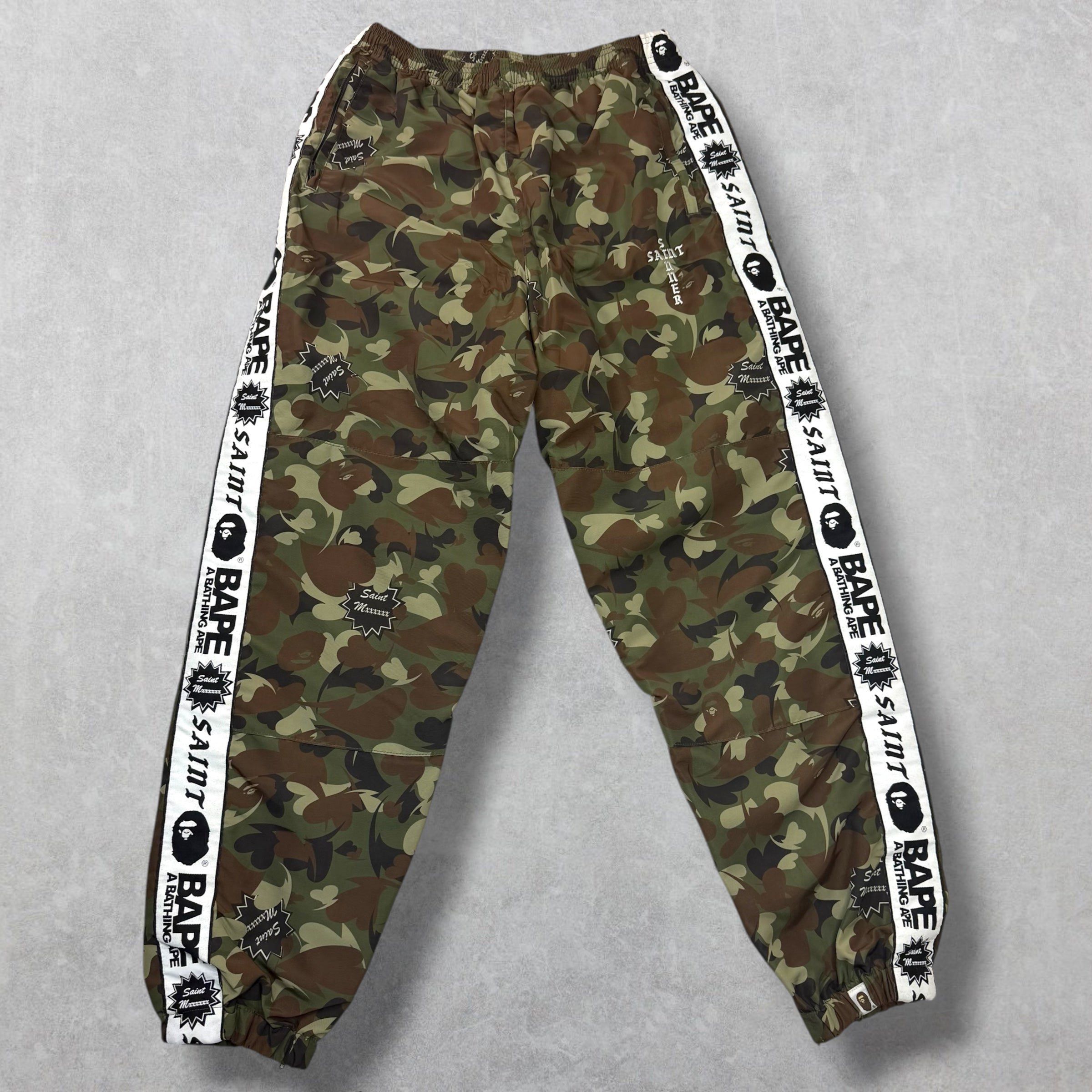 Bape Saint Michael x Bape Camo Track Pants M Size US 30 / EU 46 - 2 Thumbnail