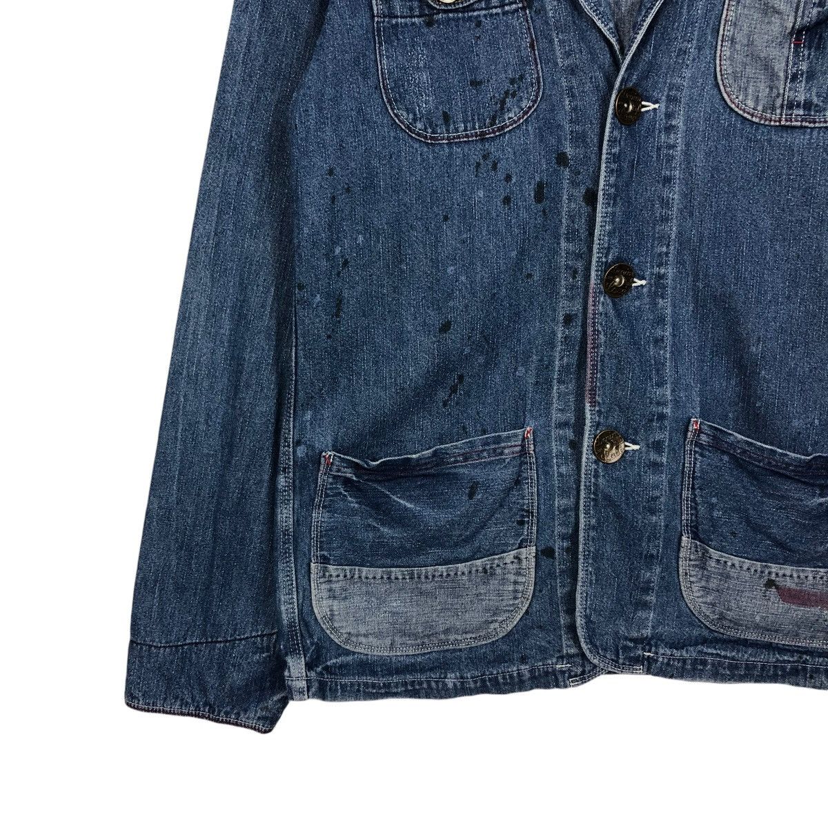Japanese Brand 🔥M2SQUARED WORKER DENIM JACKET BLANKET ISSEY MIYAKE Size US M / EU 48-50 / 2 - 6 Thumbnail