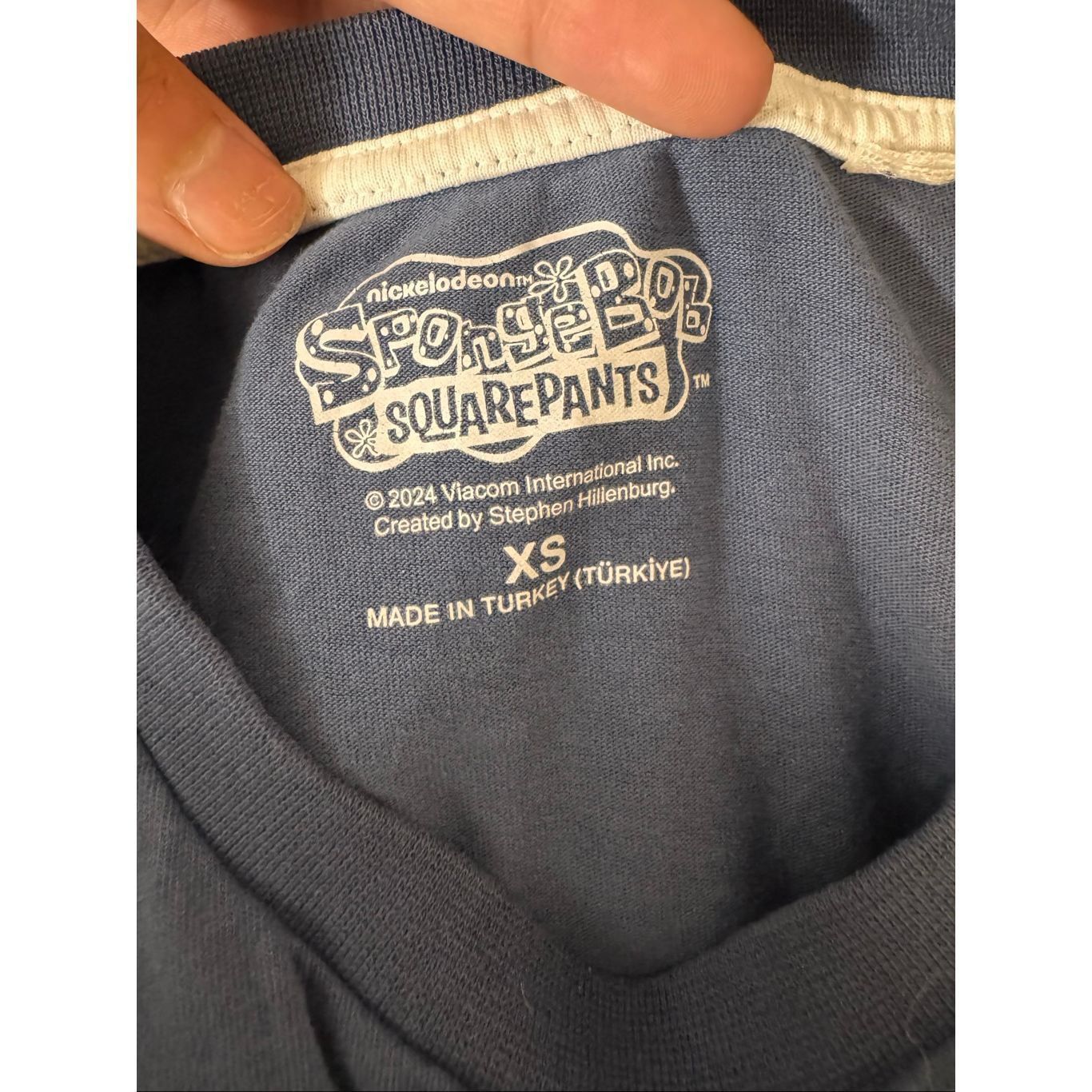 Other Primark x Nickelodeon SpongeBob SquarePants Patrick Star Graphic Tee Navy XS Size XS / US 0-2 / IT 36-38 - 8 Thumbnail