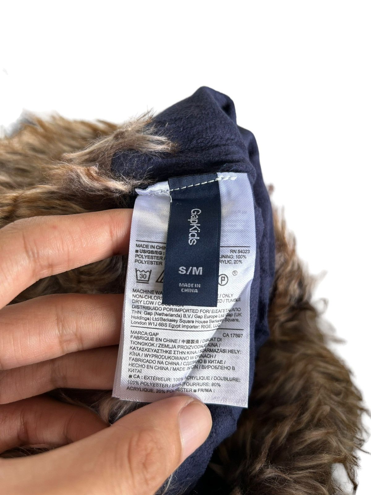 14th Addiction × Japanese Brand × Le Grande Bleu (L.G.B.) Gap Ushanka Fur Beanie Hats Size ONE SIZE - 6 Thumbnail