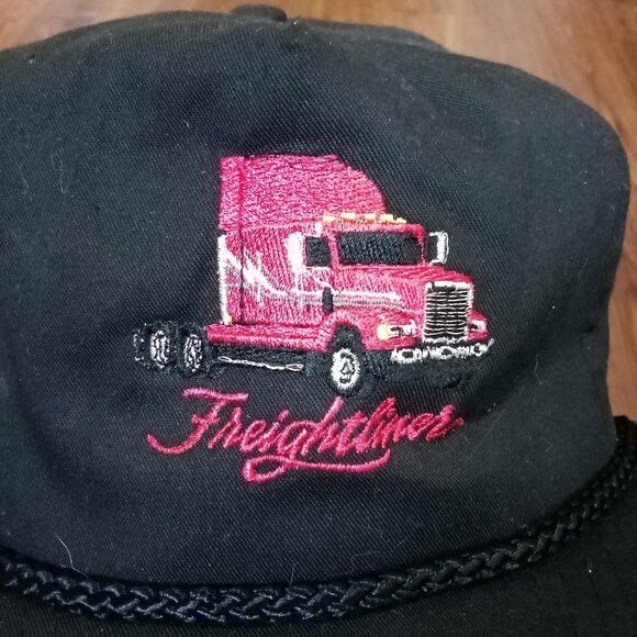 Other Deadstock Vintage Freightliner Truck Corduroy Snap Hat Cap Size ONE SIZE - 2 Thumbnail