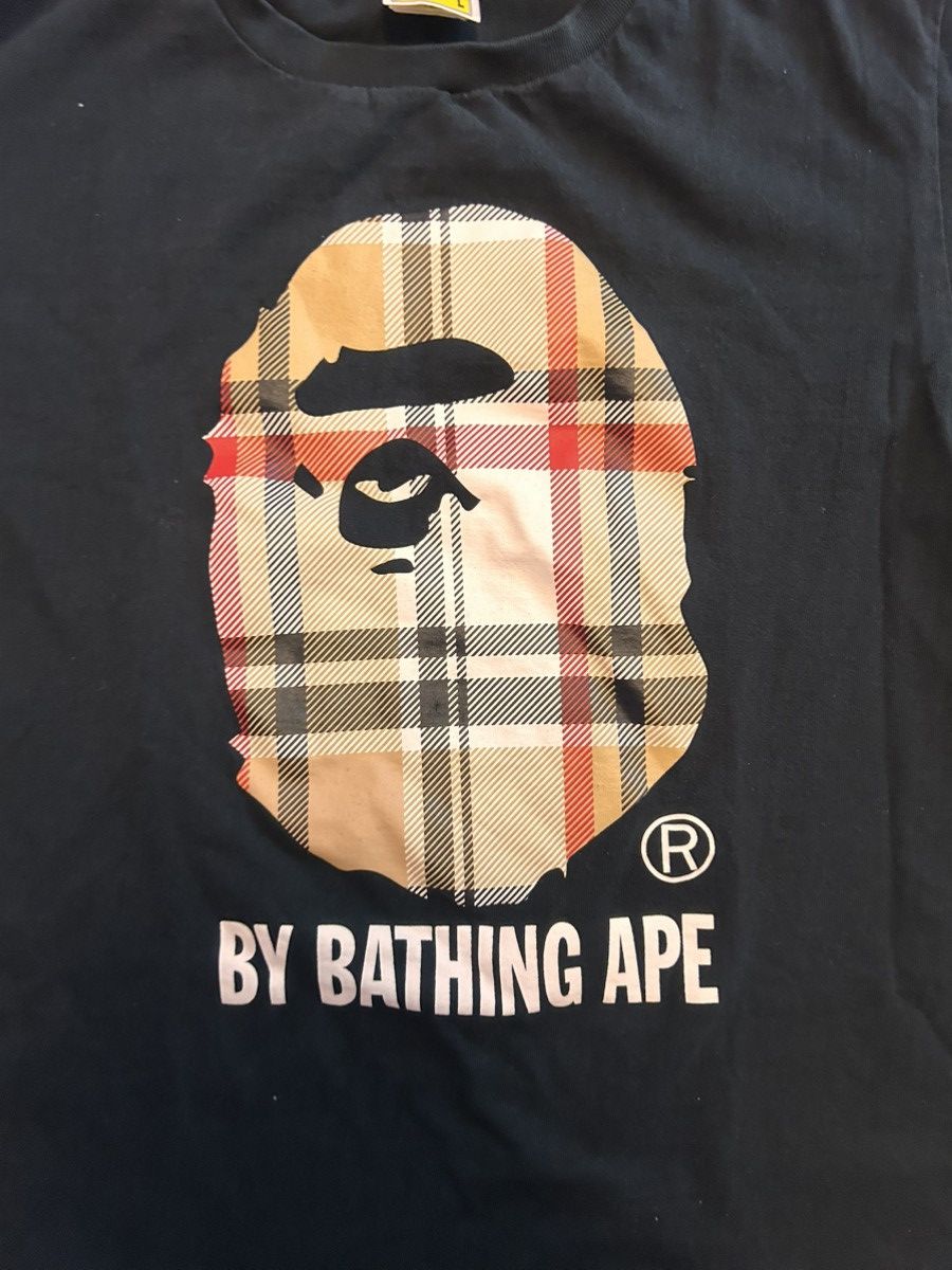 Bape Bape Check By Bathing Ape Tee Size US L / EU 52-54 / 3 - 2 Thumbnail