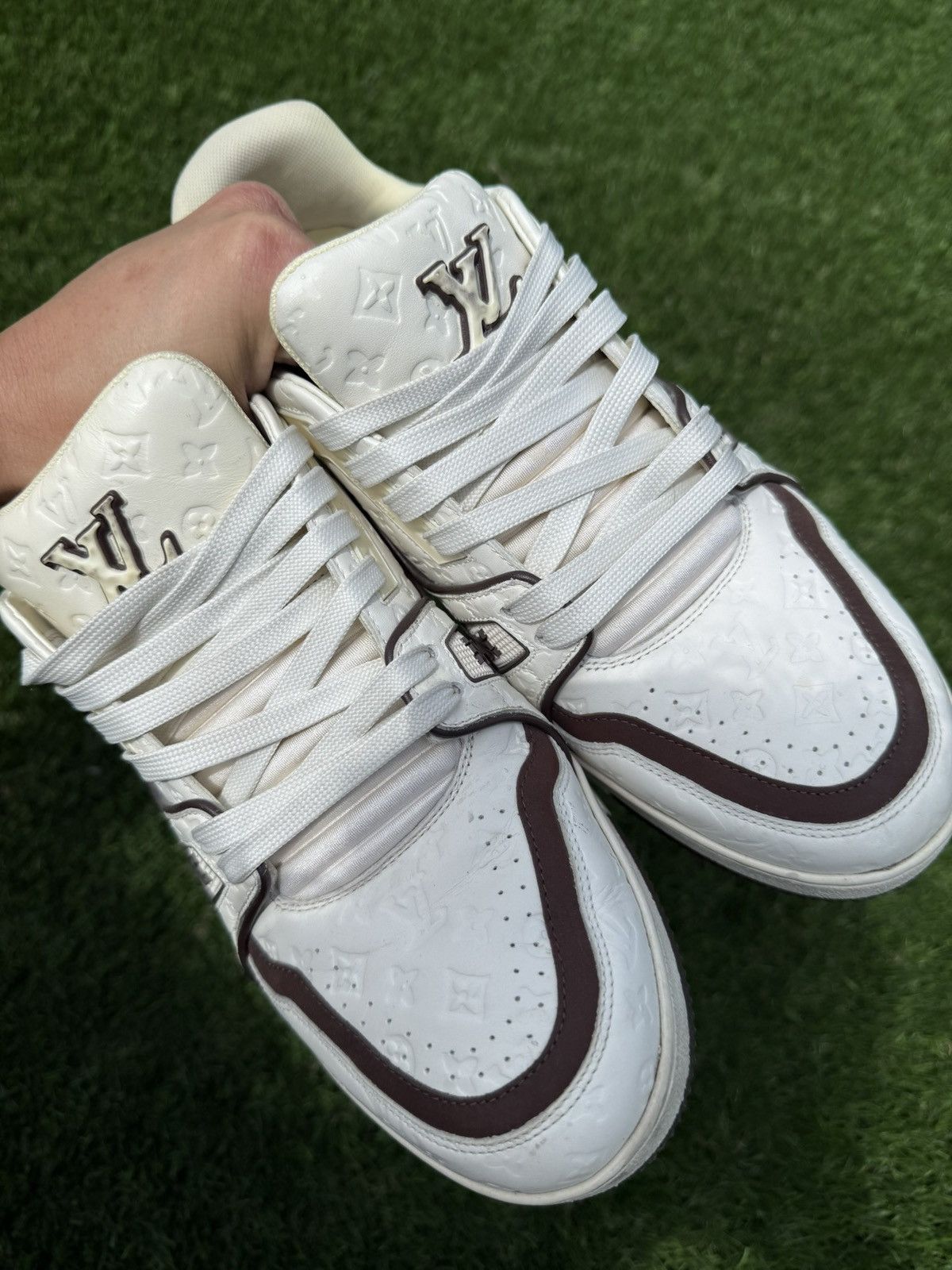 Louis Vuitton × Tyler The Creator Louis Vuitton X Tyler the Creator LV Trainer Size US 8 / EU 41 - 9 Thumbnail