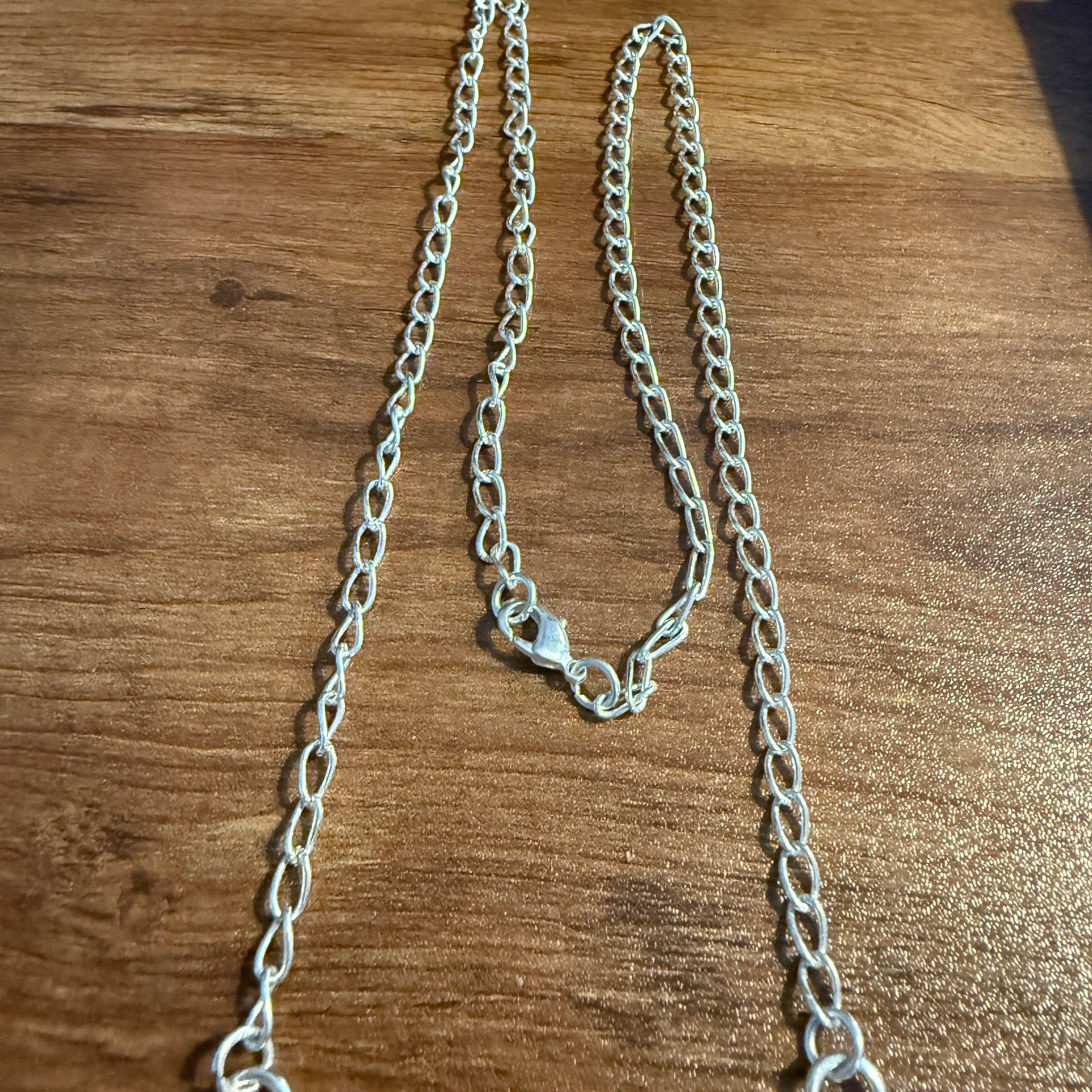 Other Cotton Candy Dalhia Turquoise Gemstone Necklace Silver Size ONE SIZE - 4 Thumbnail