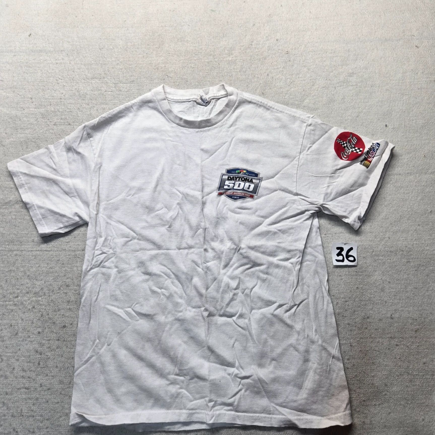 Hanes Hanes White The Coca-Cola Racing Family Crew Necked Shirt Adult M Size US M / EU 48-50 / 2 - 2 Thumbnail