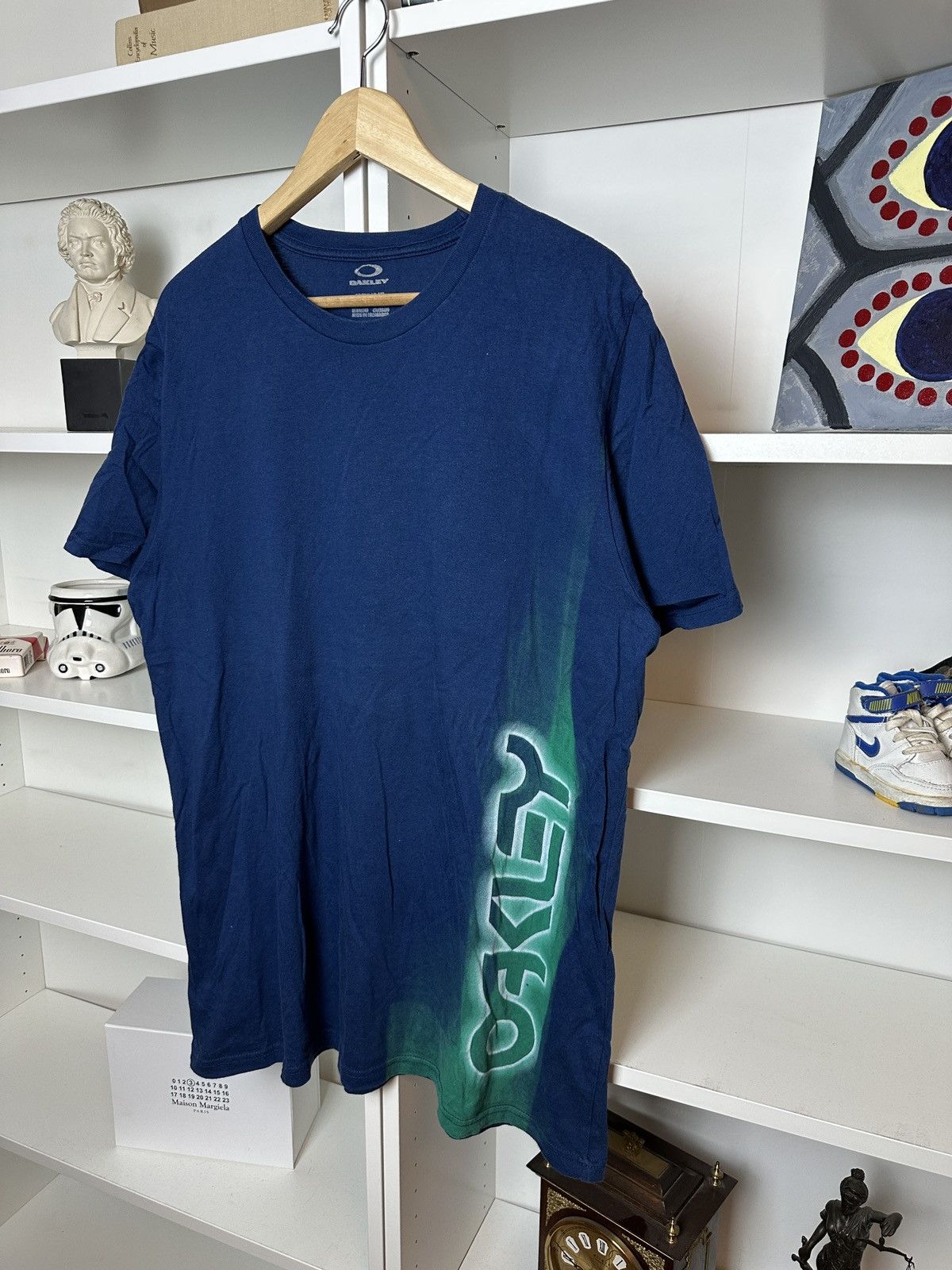 Oakley Vintage 00s Oakley t-shirt Size US XL / EU 56 / 4 - 3 Thumbnail