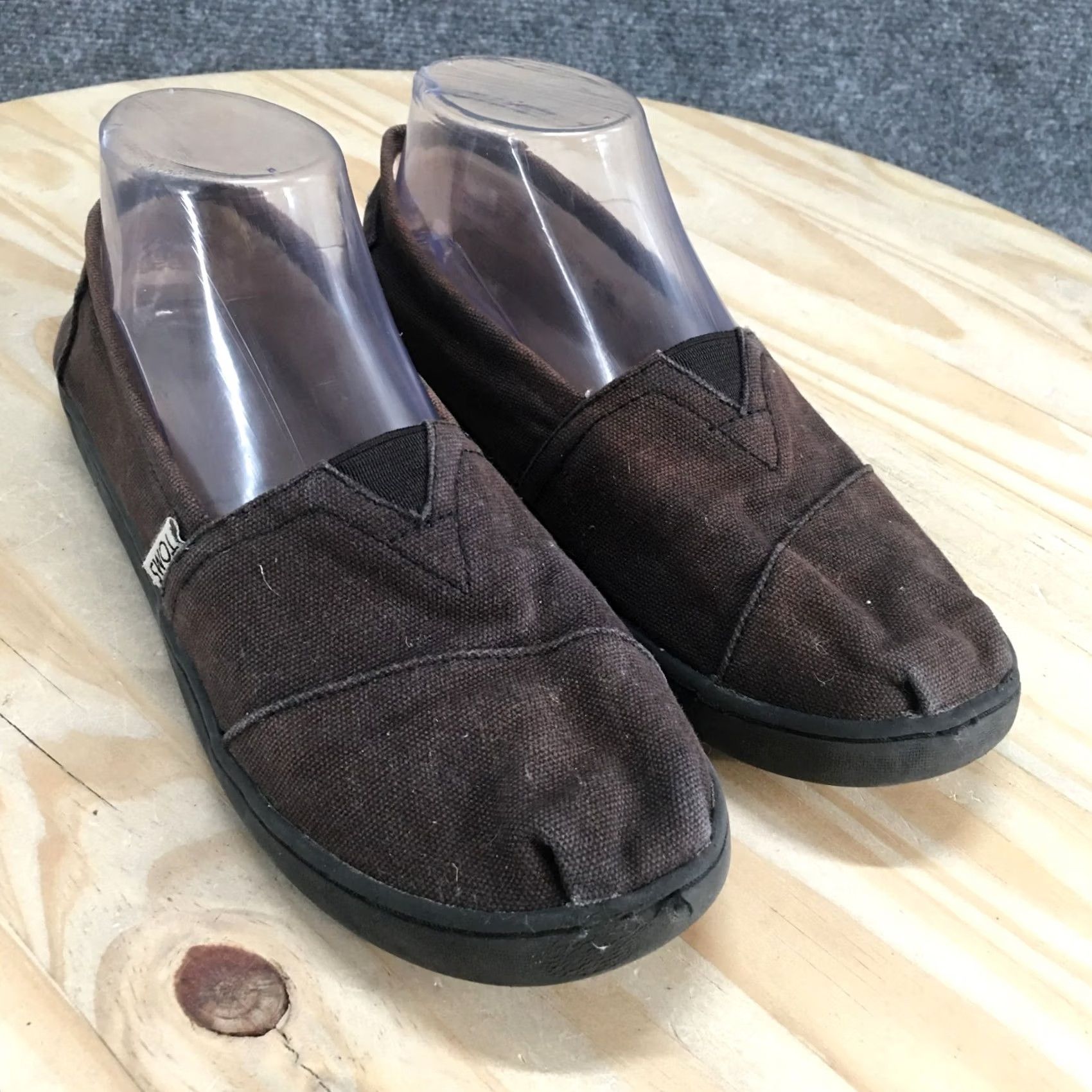 Toms TOMS Shoes Mens 5 Slip On Sneakers Brown Round Toe Low Top Casual Flats Shoes 10010530 Size S / US 4 / IT 40 - 3 Thumbnail