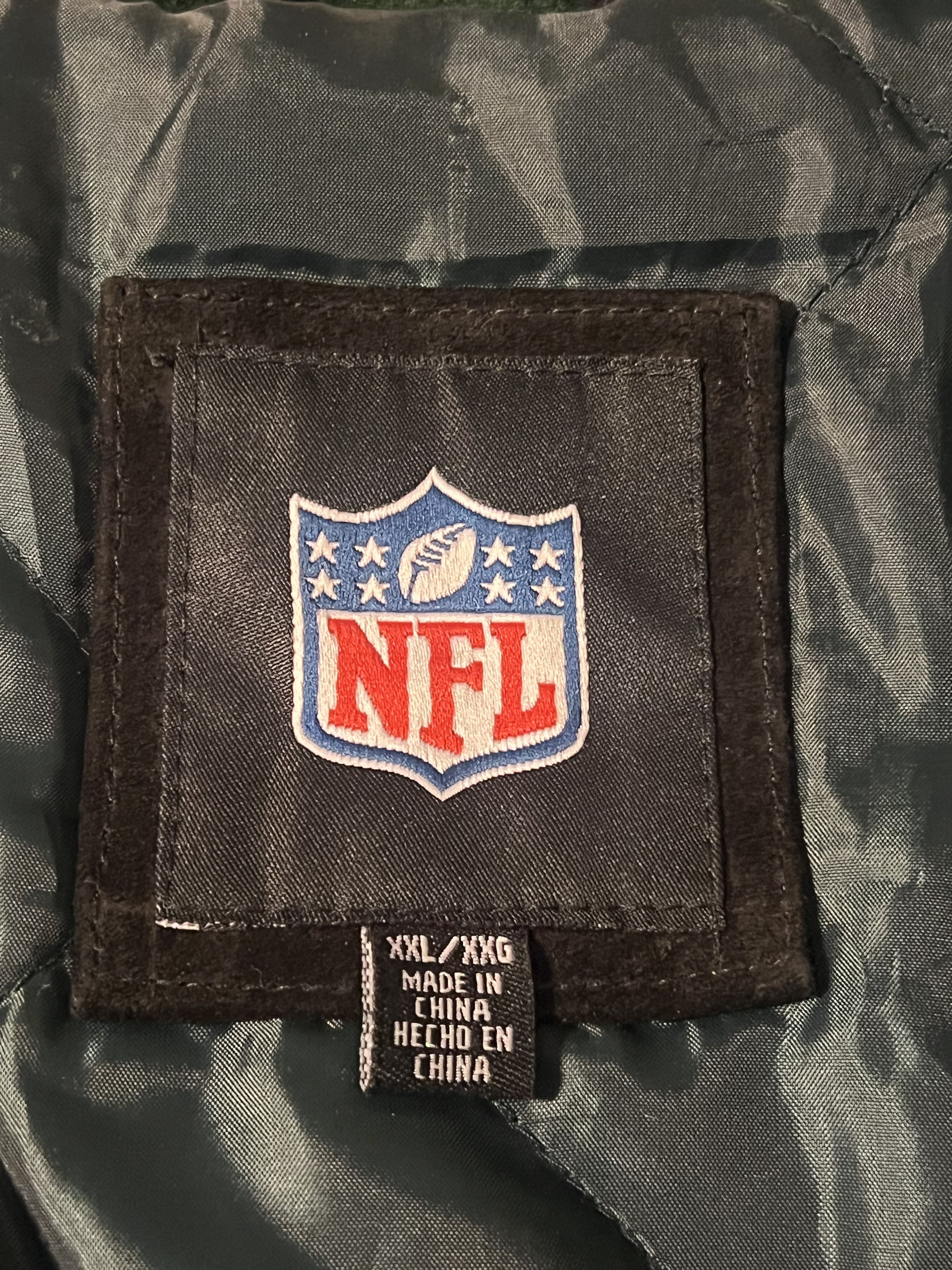 NFL New York Jets NFL Vintage Suede Jacket Size US XXL / EU 58 / 5 - 3 Thumbnail