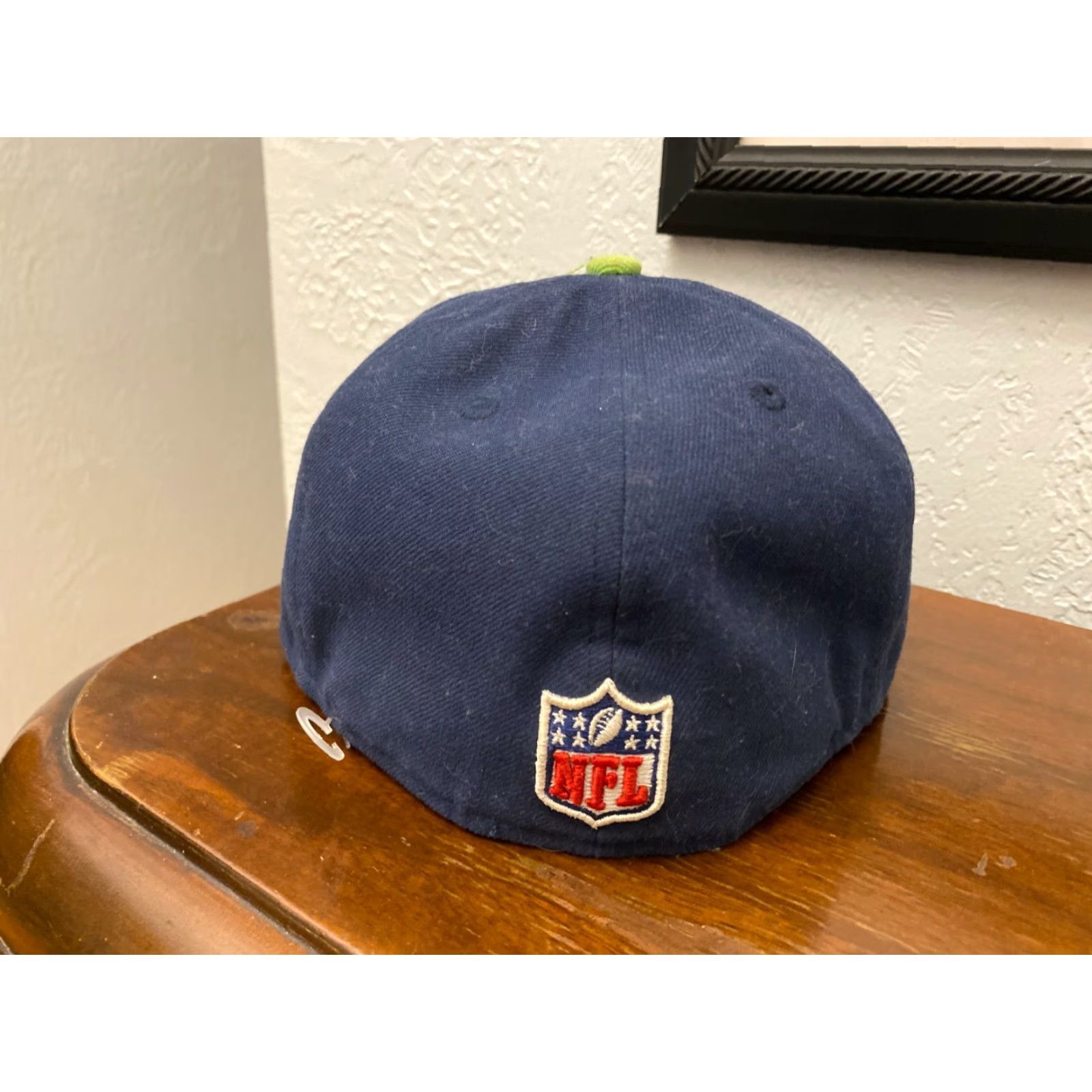 New Era New Era NFL 59fifty Hat Seattle Seahawks Russell Wilson #3 7 1/8 Multicolor Mens Baseball Cap Size ONE SIZE - 3 Thumbnail