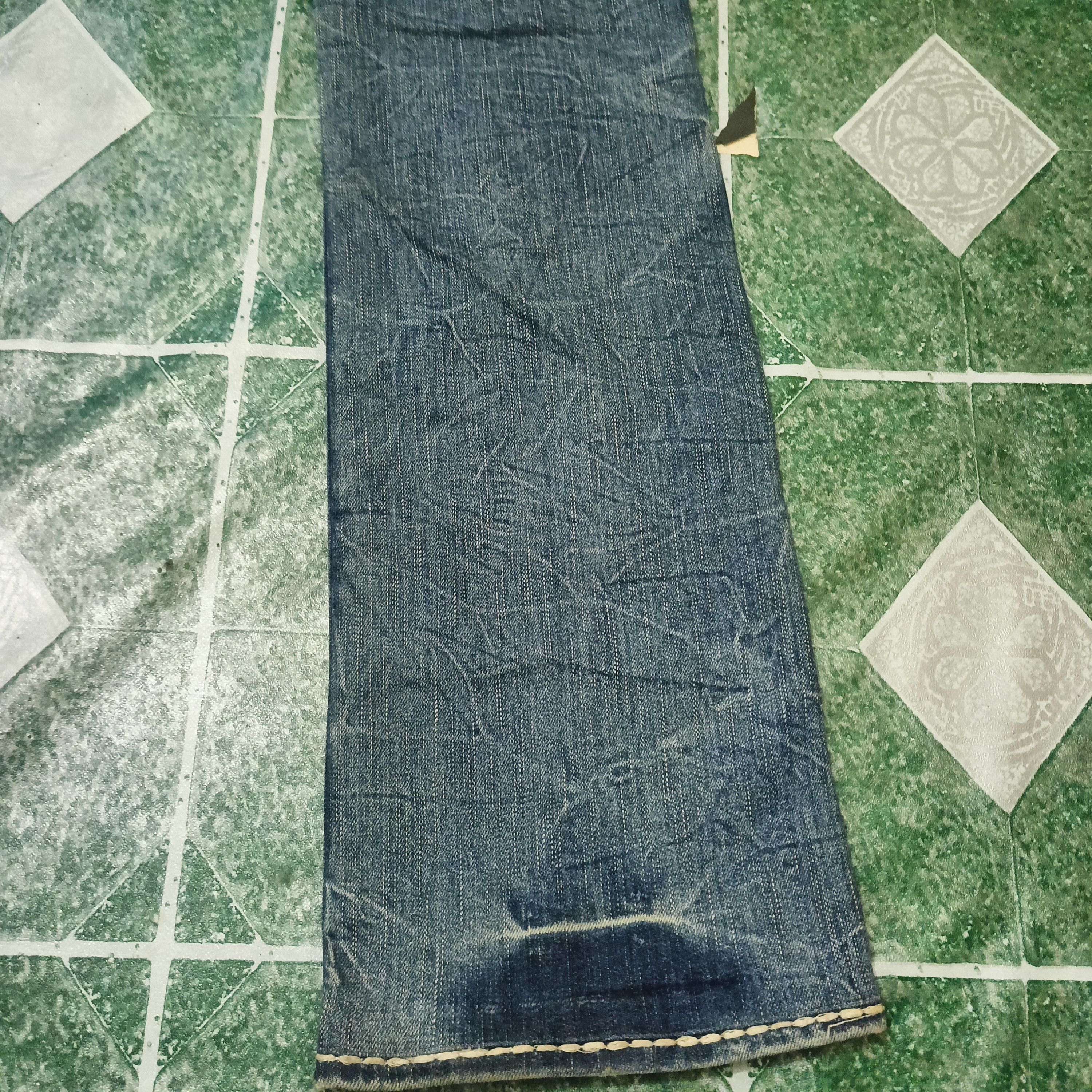 Who Decides War Japanese Shane jeans distressed white stitch Flared jeans Size US 30 / EU 46 - 21 Thumbnail