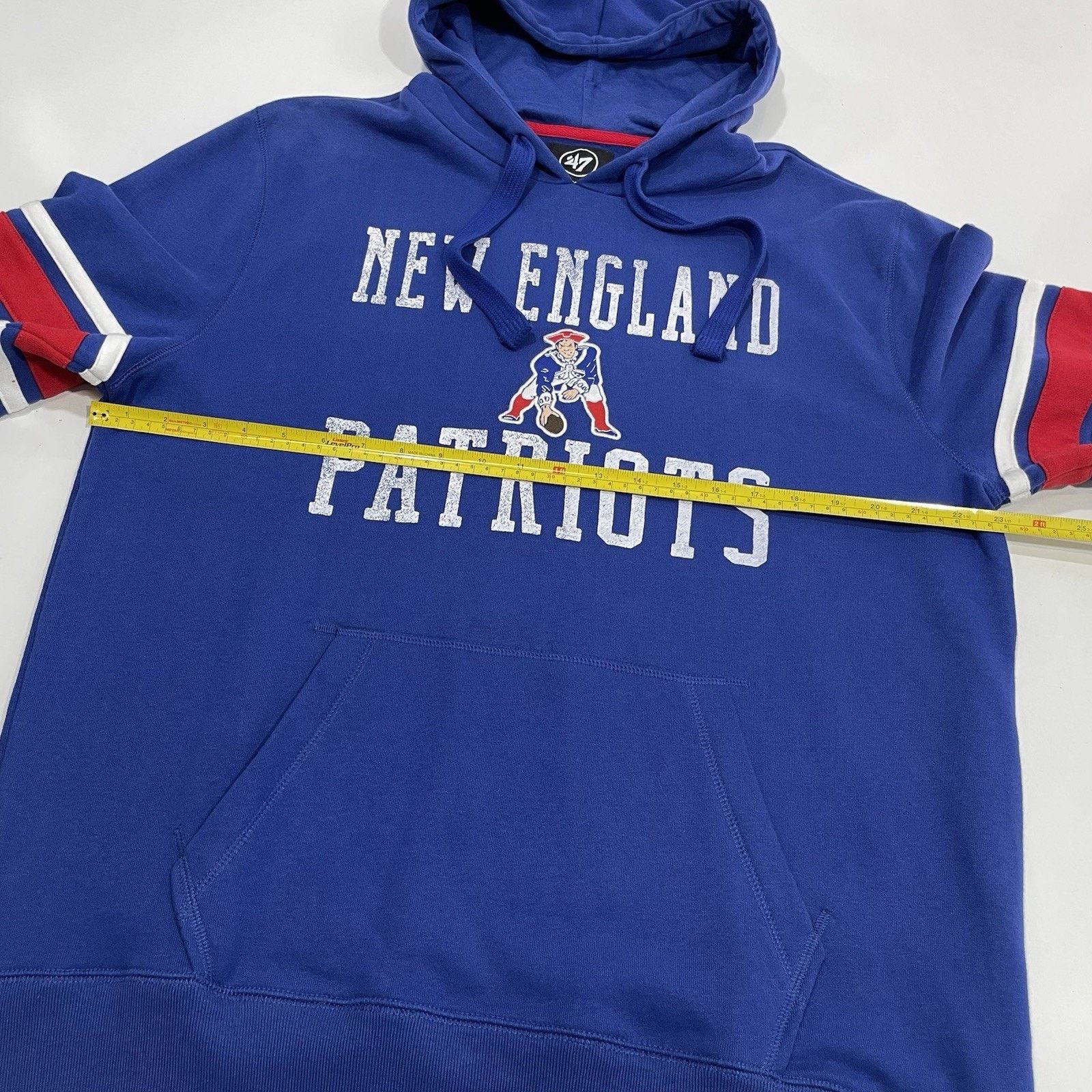 47 Brand 47 Brand New England Patroits Men's Large Blue Hoodie NFL Size US L / EU 52-54 / 3 - 6 Thumbnail