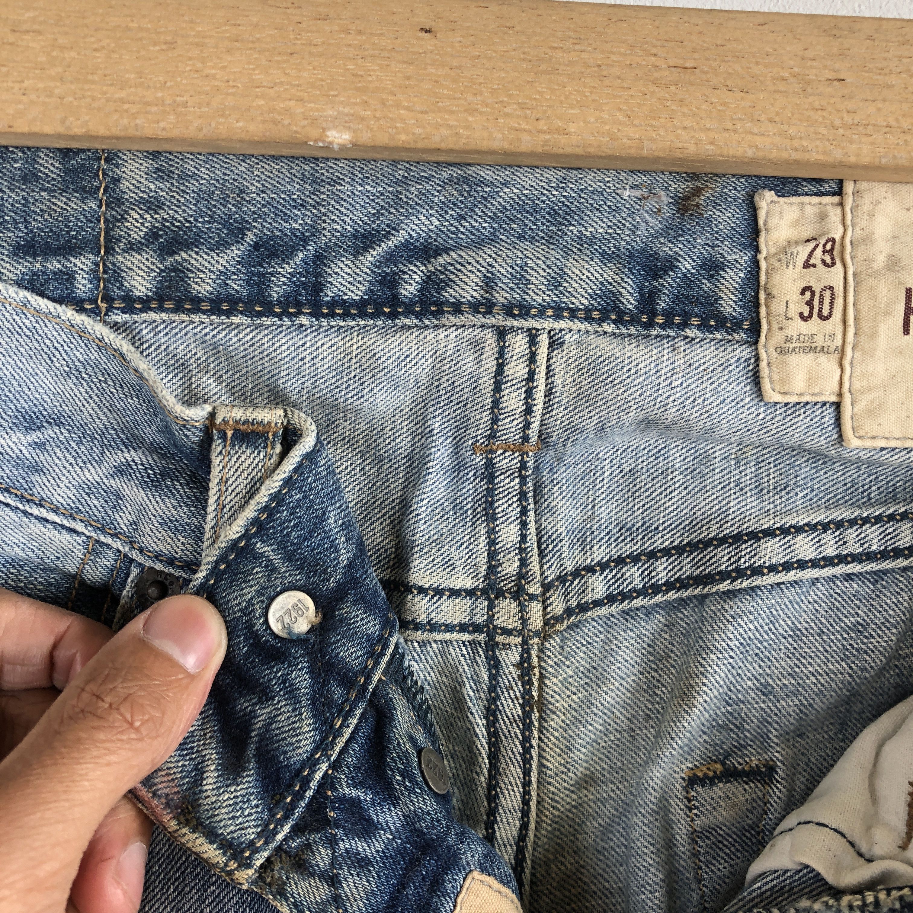 Japanese Brand × Jean Vintage Japanese Wide Leg Jeans Flare Boot Cut Baggy Denim Size 28" / US 6 / IT 42 - 7 Thumbnail