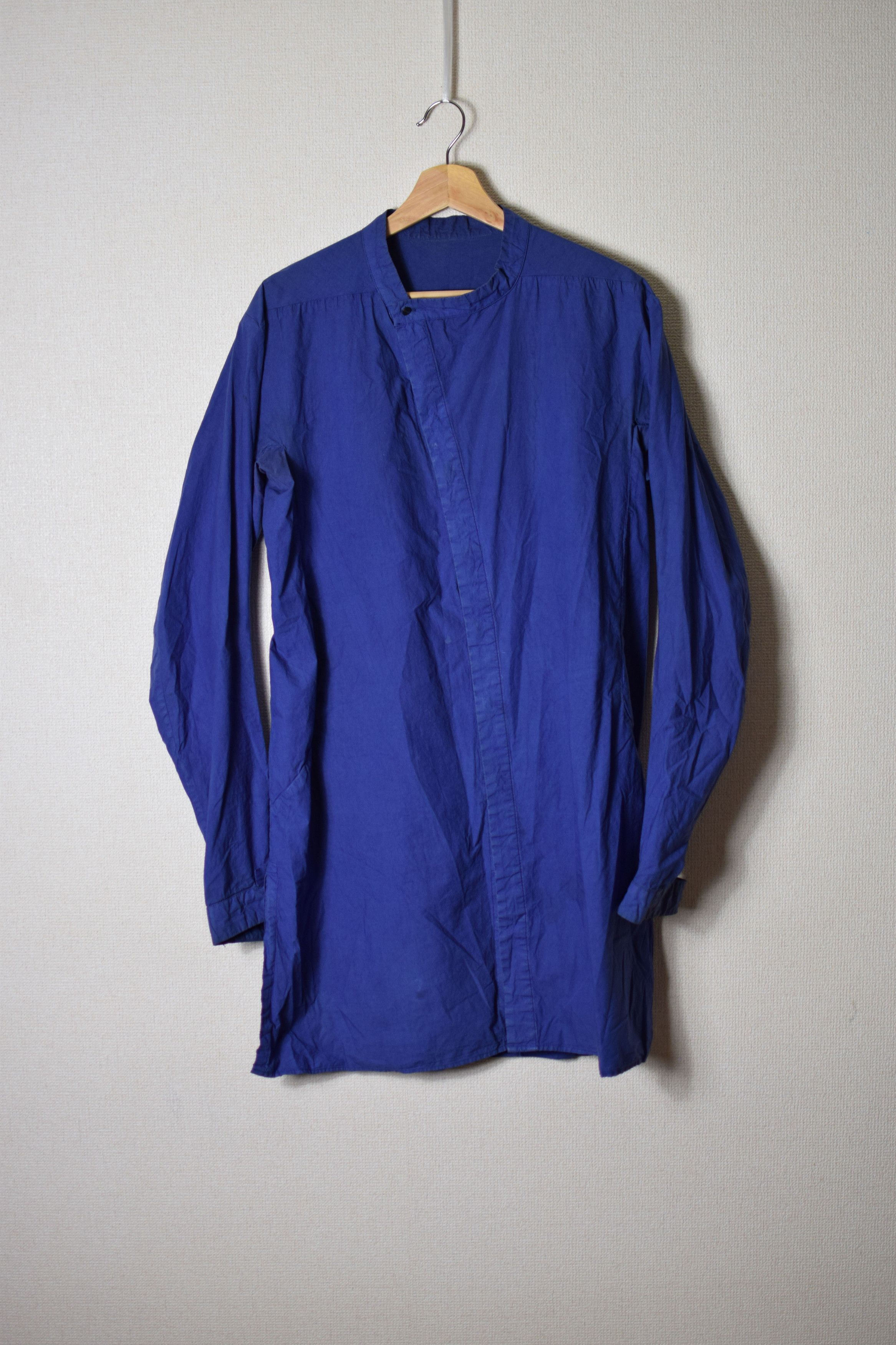 Boris Bidjan Saberi BBS SS15 Nuclear Blue Shirt - SHIRT3 F1501F Size US M / EU 48-50 / 2 - 2 Thumbnail