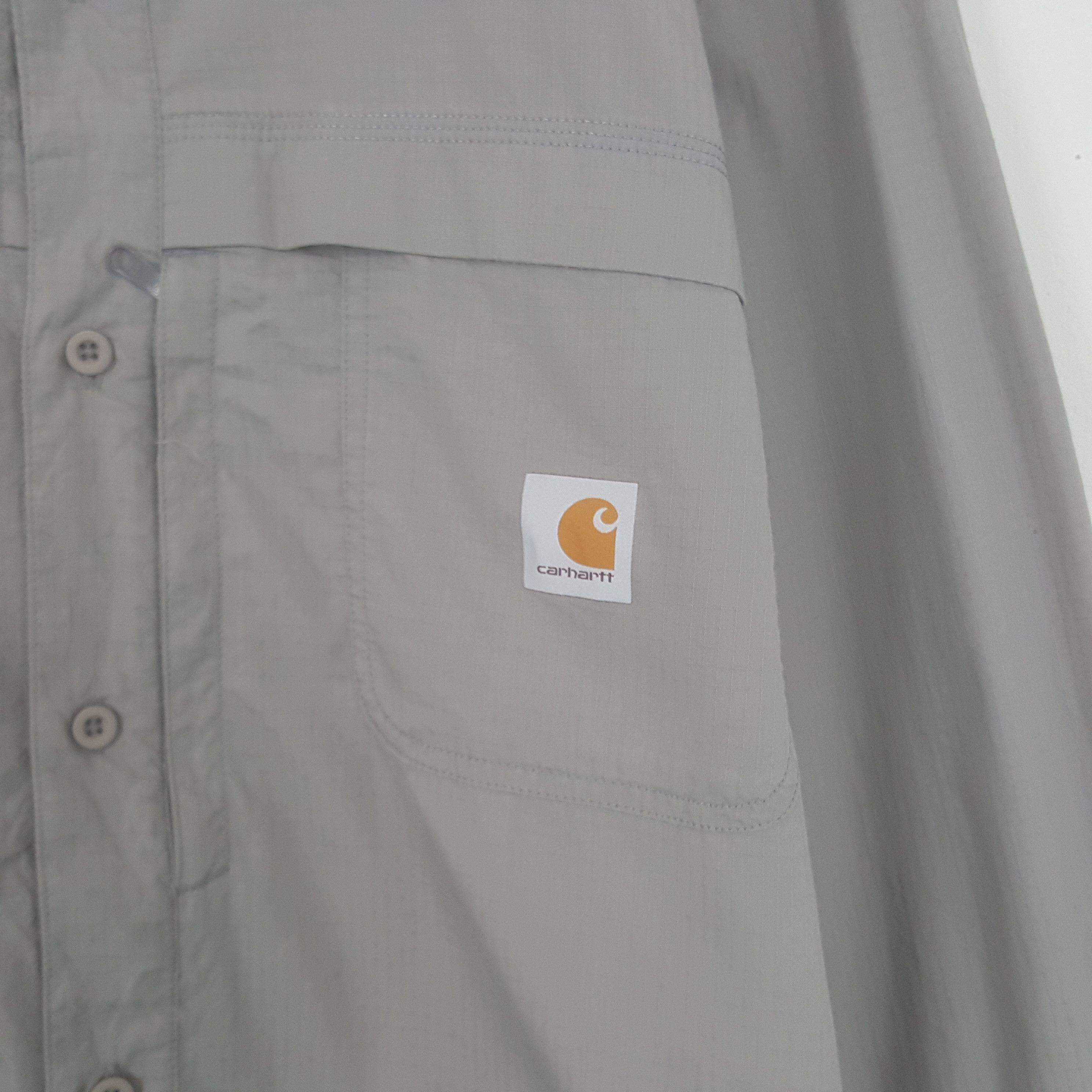 Carhartt × Vintage Vintage Carhartt Worker Oversized Button Up Shirt Size US XXL / EU 58 / 5 - 2 Thumbnail