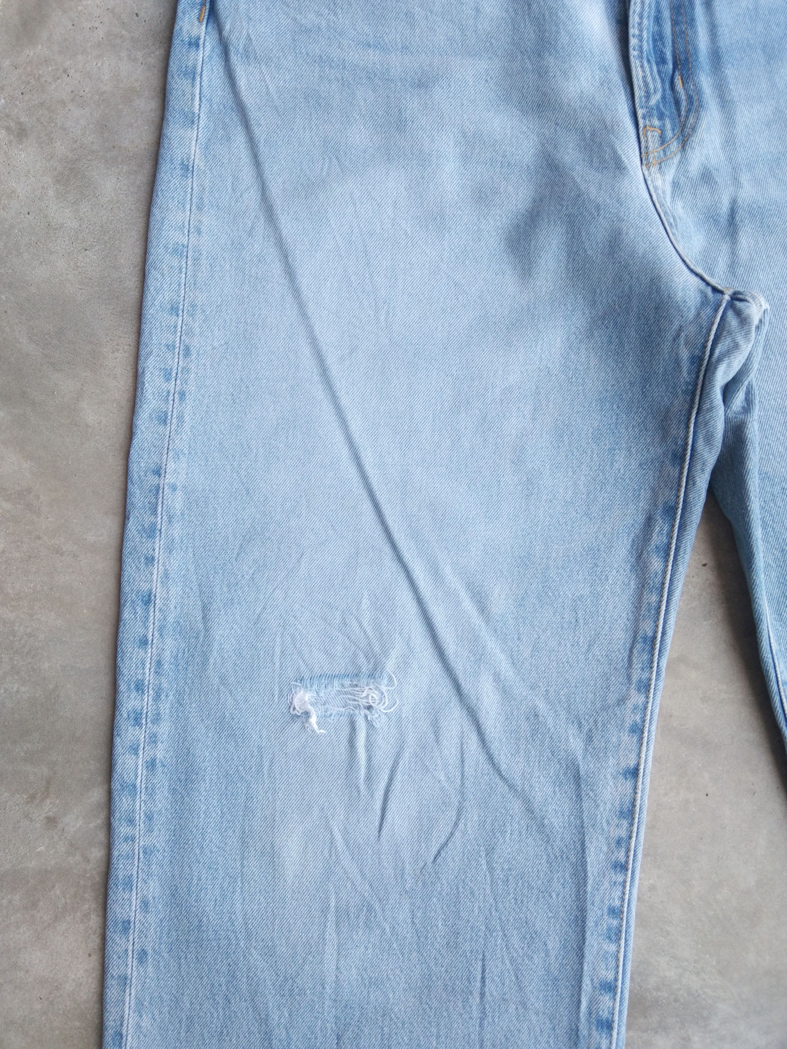 Japanese Brand Vintage Japanese Brand GU Loose Straight Baggy Jeans 33x29 Size US 33 - 3 Thumbnail