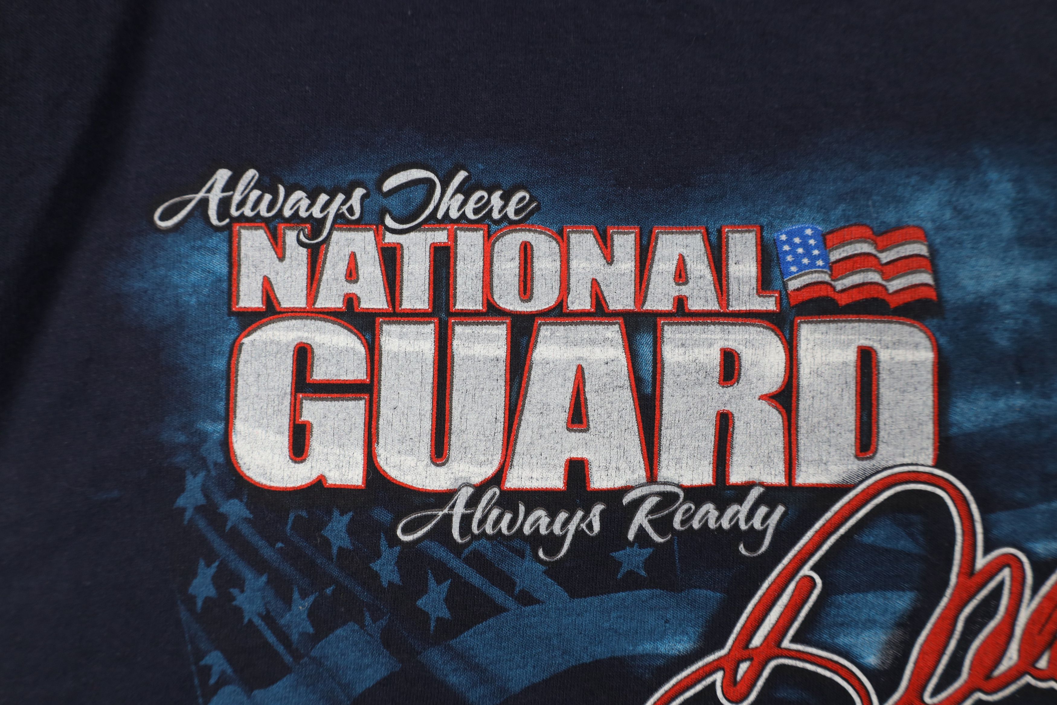 Vintage Vintage Y2K NASCAR Jr National Guard Racing T-Shirt Size US XL / EU 56 / 4 - 5 Thumbnail