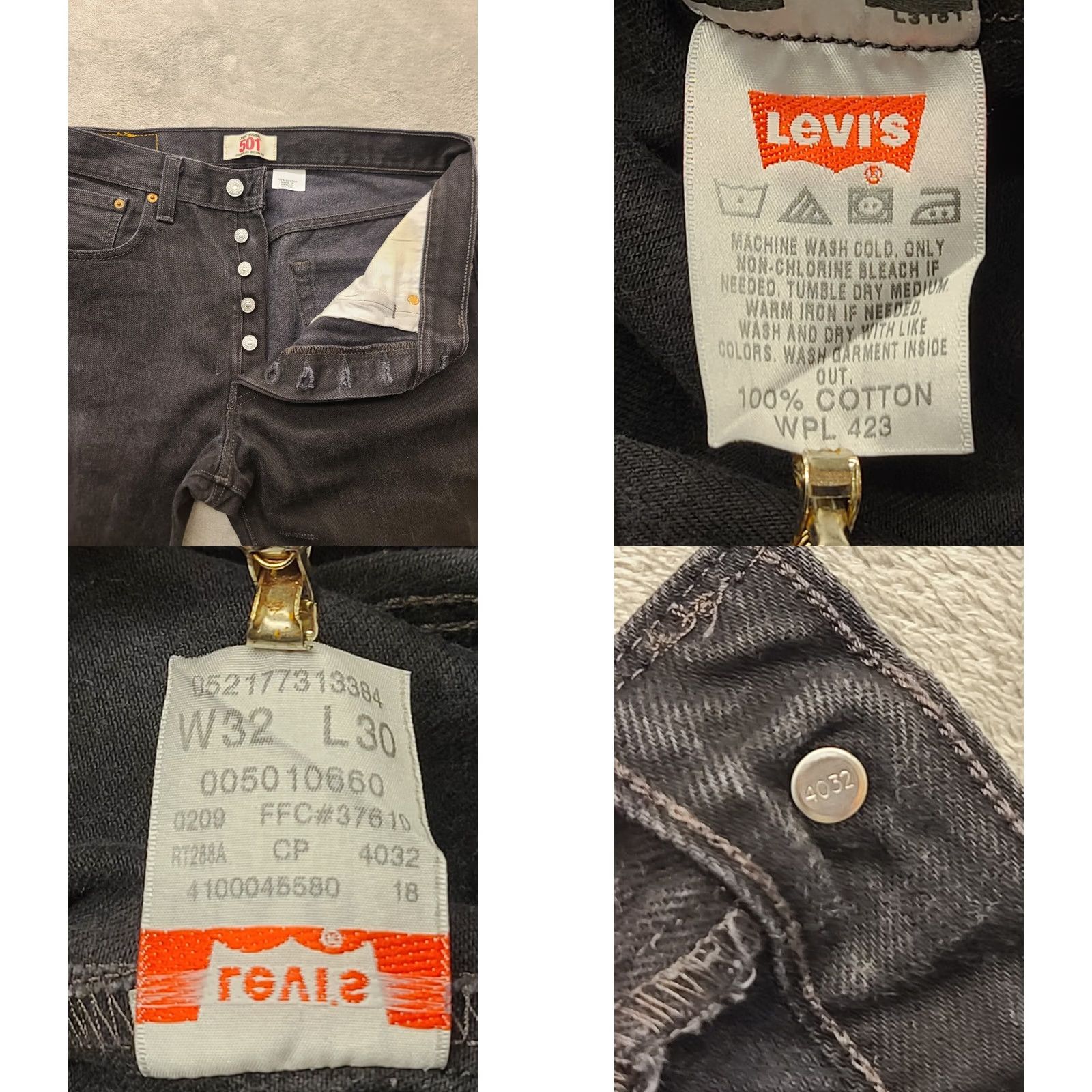 Levi's VINTAGE Levi's 501 XX Jeans Shirt? Size US 30 / EU 46 - 8 Thumbnail