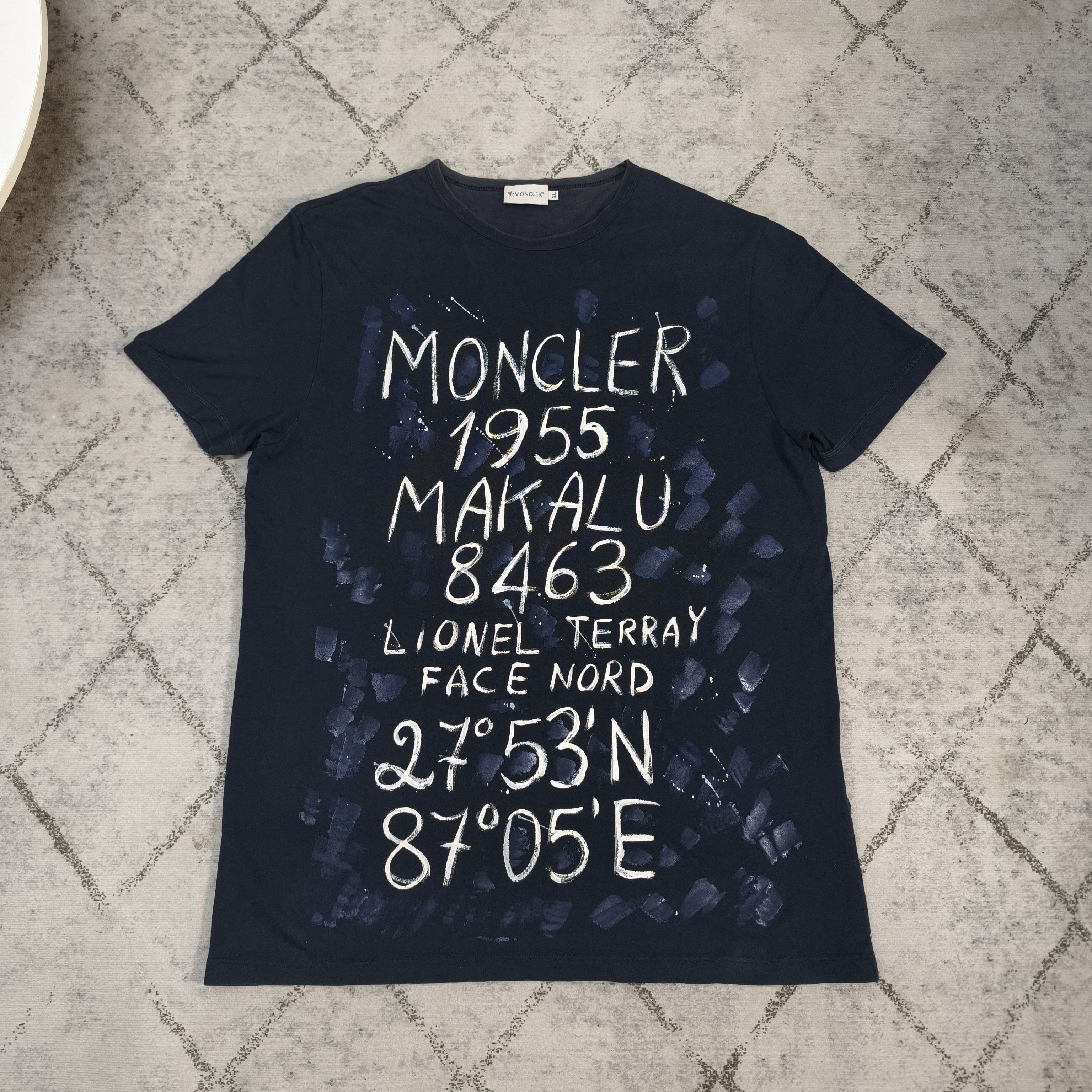 Moncler Moncler Art Paint T-shirt Size US XL / EU 56 / 4 - 2 Thumbnail