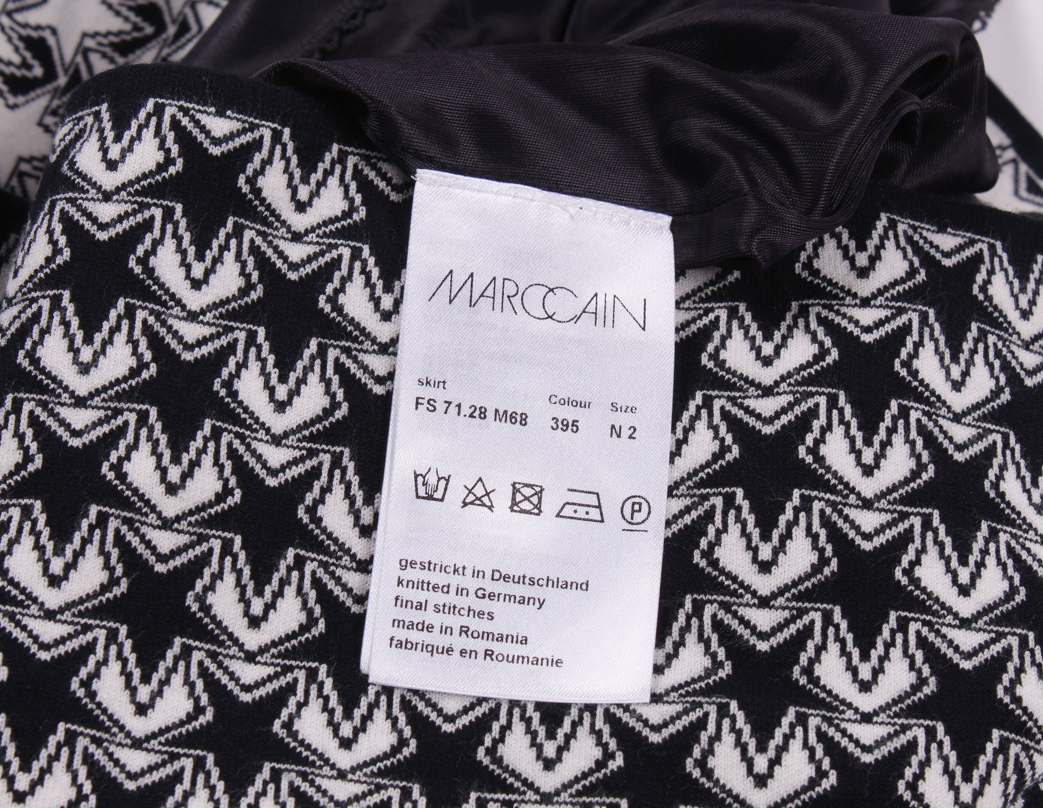 Other Marc Cain Stars Navy Straight Pencil Skirt Size 28" / US 6 / IT 42 - 7 Thumbnail