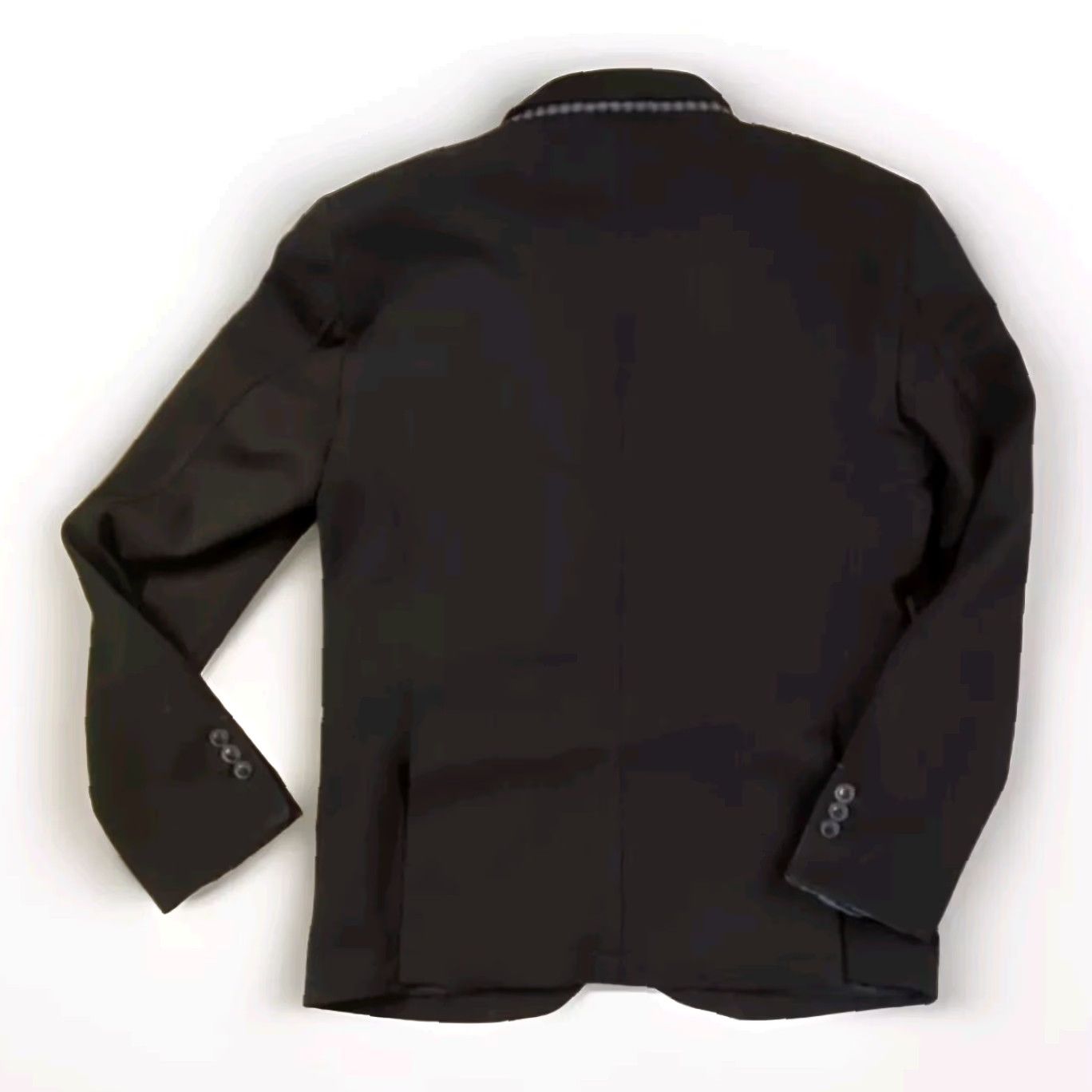 Zara Zara Blazer Mens 42 Jacket Black Tuxedo Dress Casual Pocket Square Size 42R - 4 Thumbnail