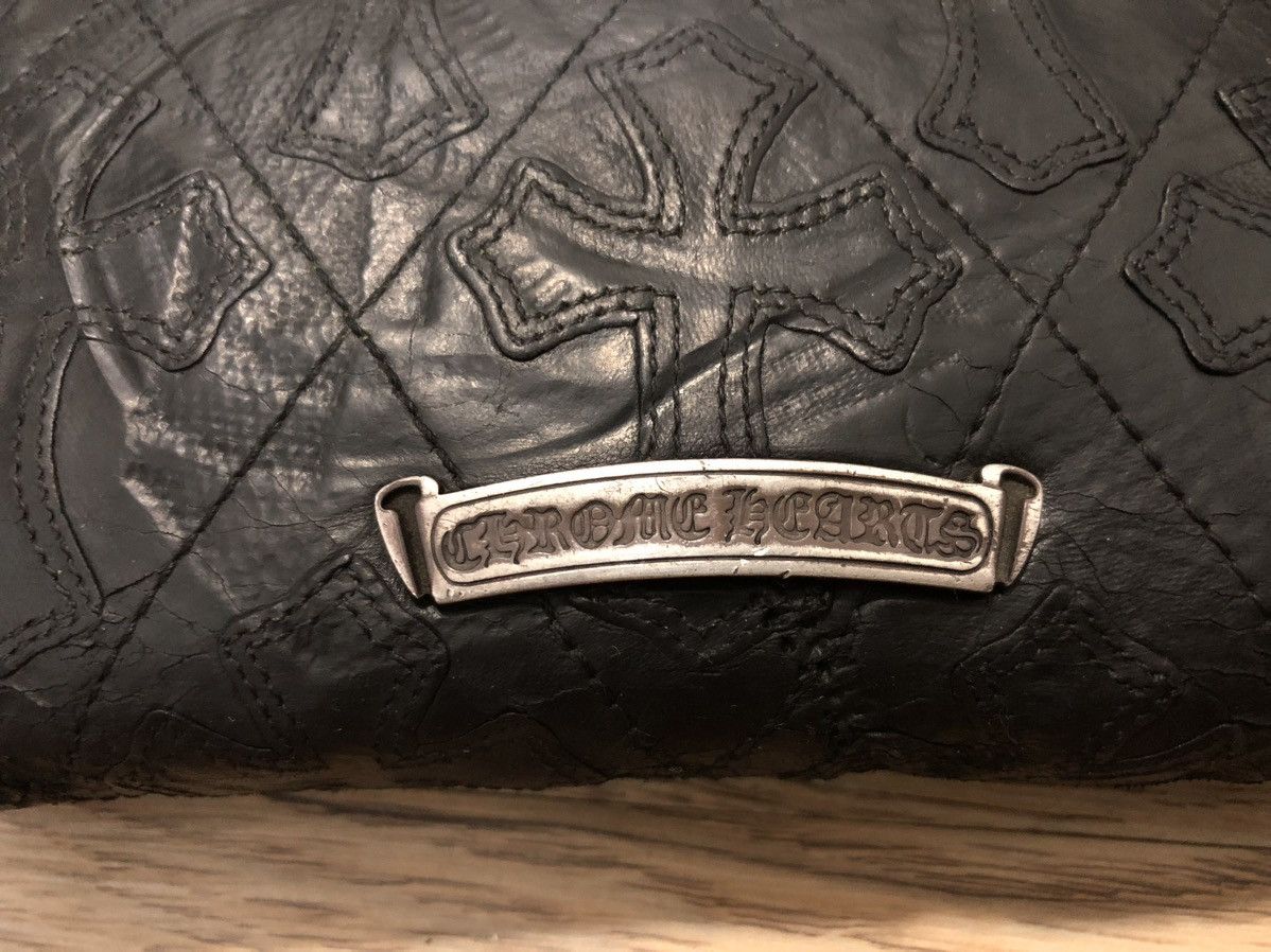 Chrome Hearts Chrome Hearts cross symmetry distressed long zip wallet Size ONE SIZE - 19 Thumbnail