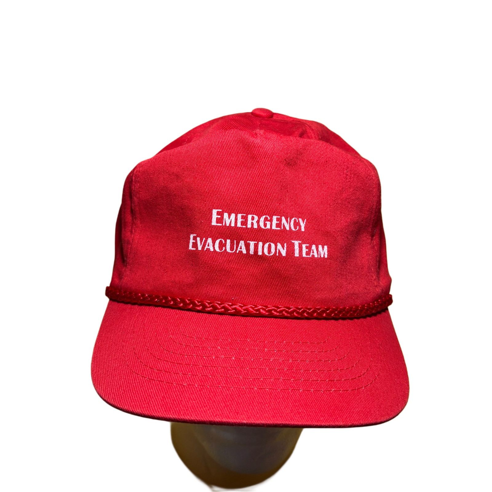 Other Emergency Evacuation Team Vintage Style Red Rope Hat Size ONE SIZE - 1 Thumbnail