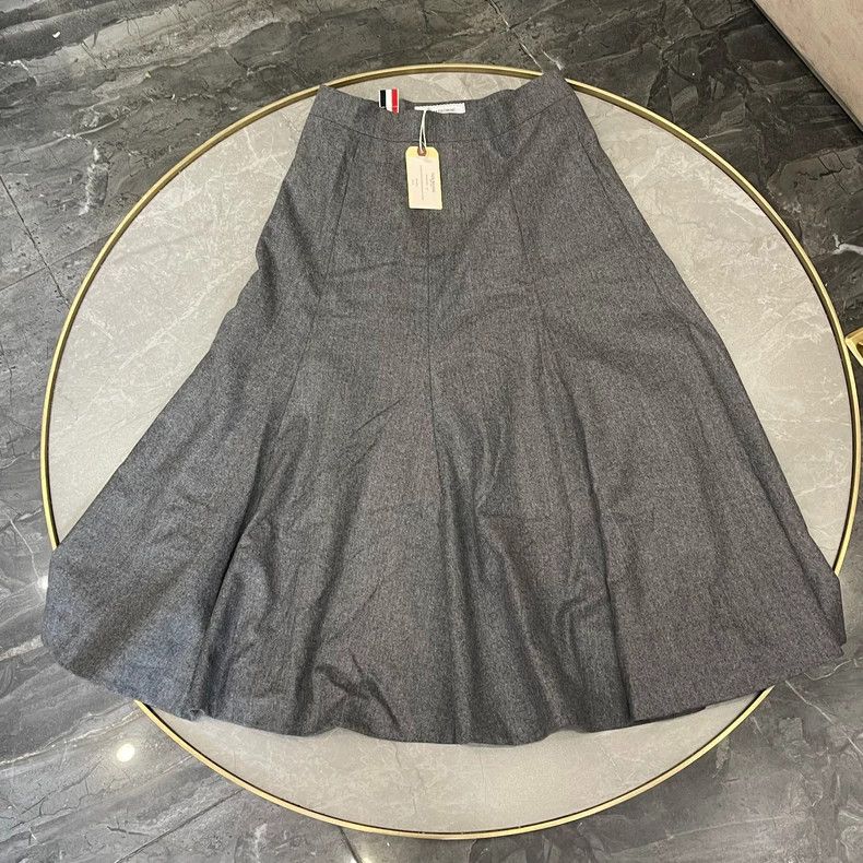 Thom Browne Gray half-length skirt