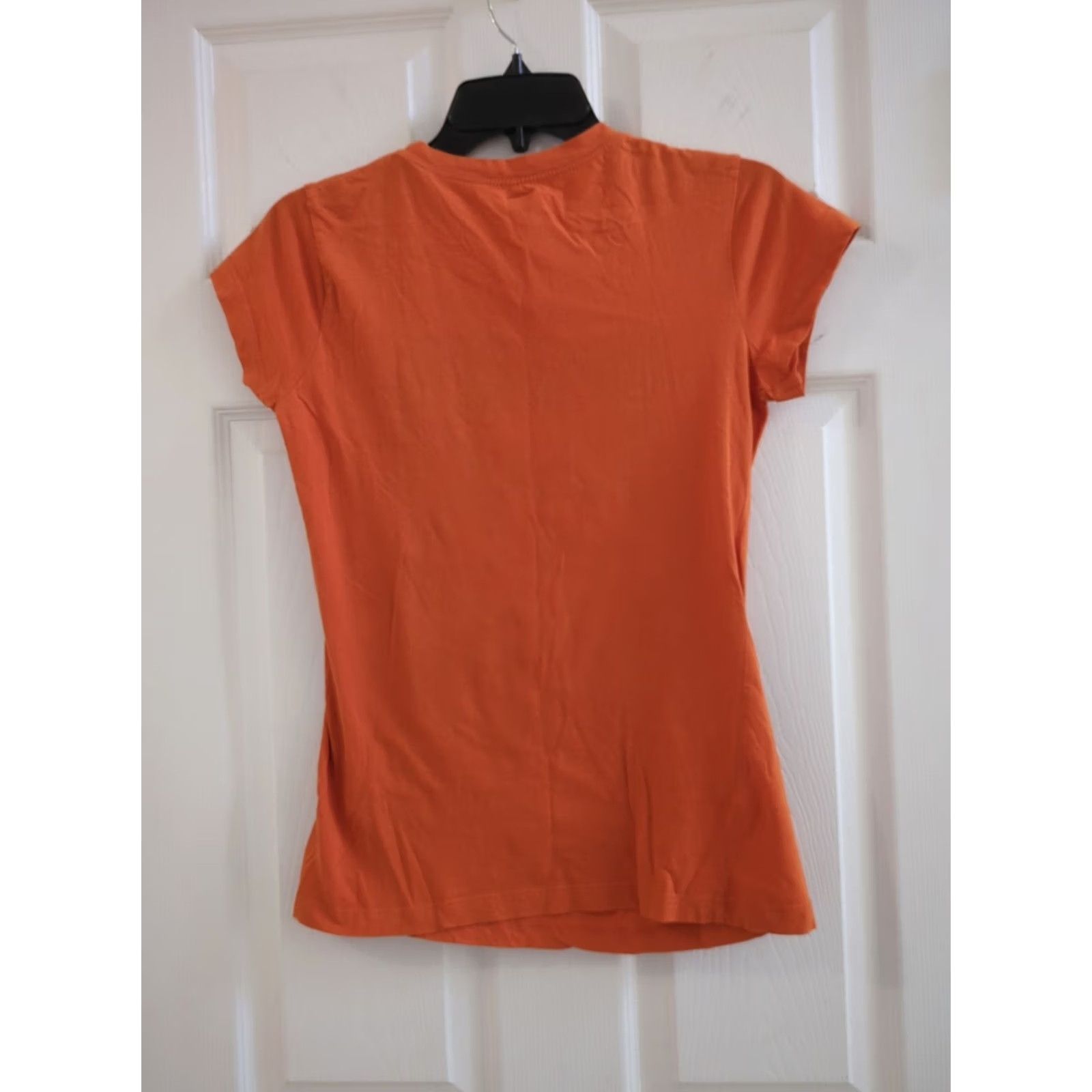 Vintage VINTAGE trafaluc Women's T-Shirt Orange Medium Crew Neck Short Sleeve 90s Size M / US 6-8 / IT 42-44 - 4 Thumbnail