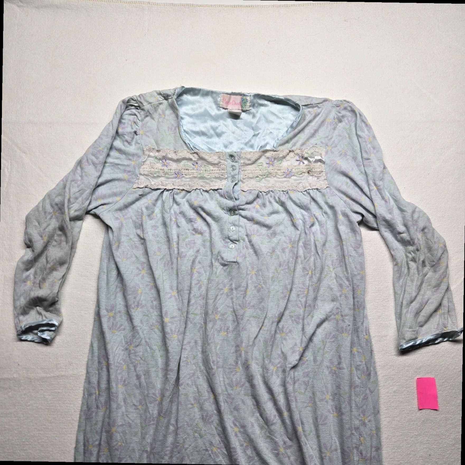 DANCER Womens Blue Floral Dance Dress Adult Large Lightweight Size L / US 10 / IT 46 - 2 Thumbnail