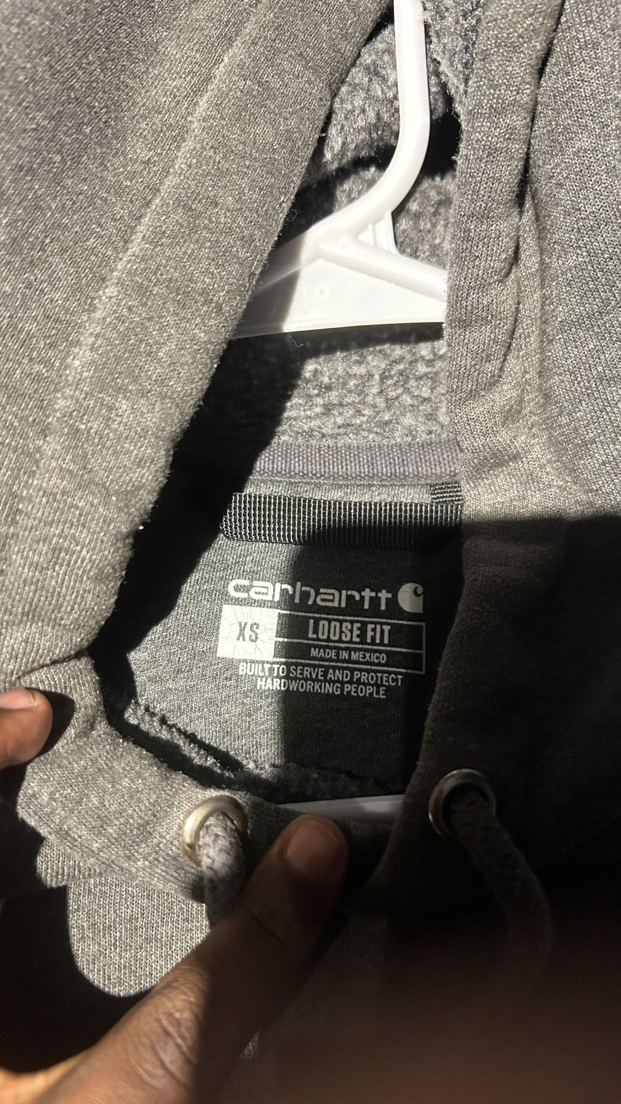 Carhartt Grey Carhartt Hoodie Sm Size US XS / EU 42 / 0 - 2 Thumbnail